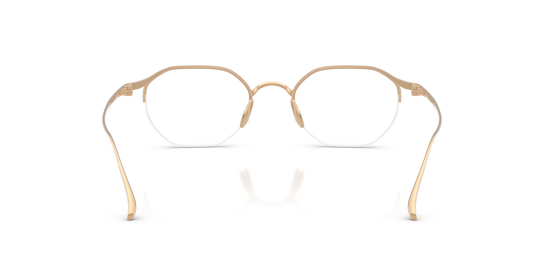 Eyeglasses Giorgio Armani AR 5157T (3411) color oro opaco shape square lenses lente demo