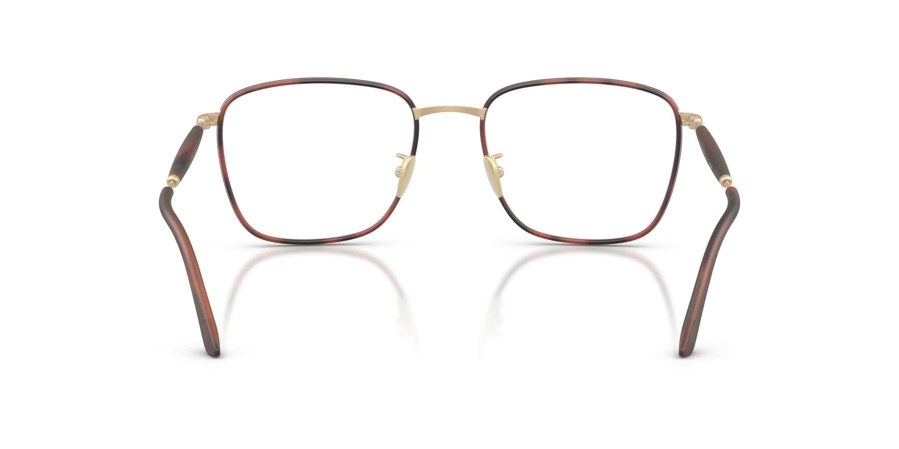 Eyeglasses Giorgio Armani AR 5160J (3415) color oro pallido opaco shape square lenses lente demo