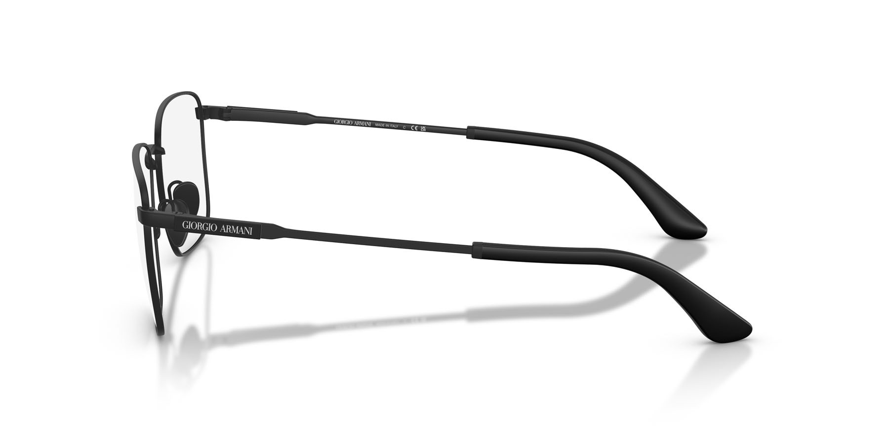Eyeglasses Giorgio Armani AR 5162 (3001) color nero opaco shape rectangle lenses lente demo