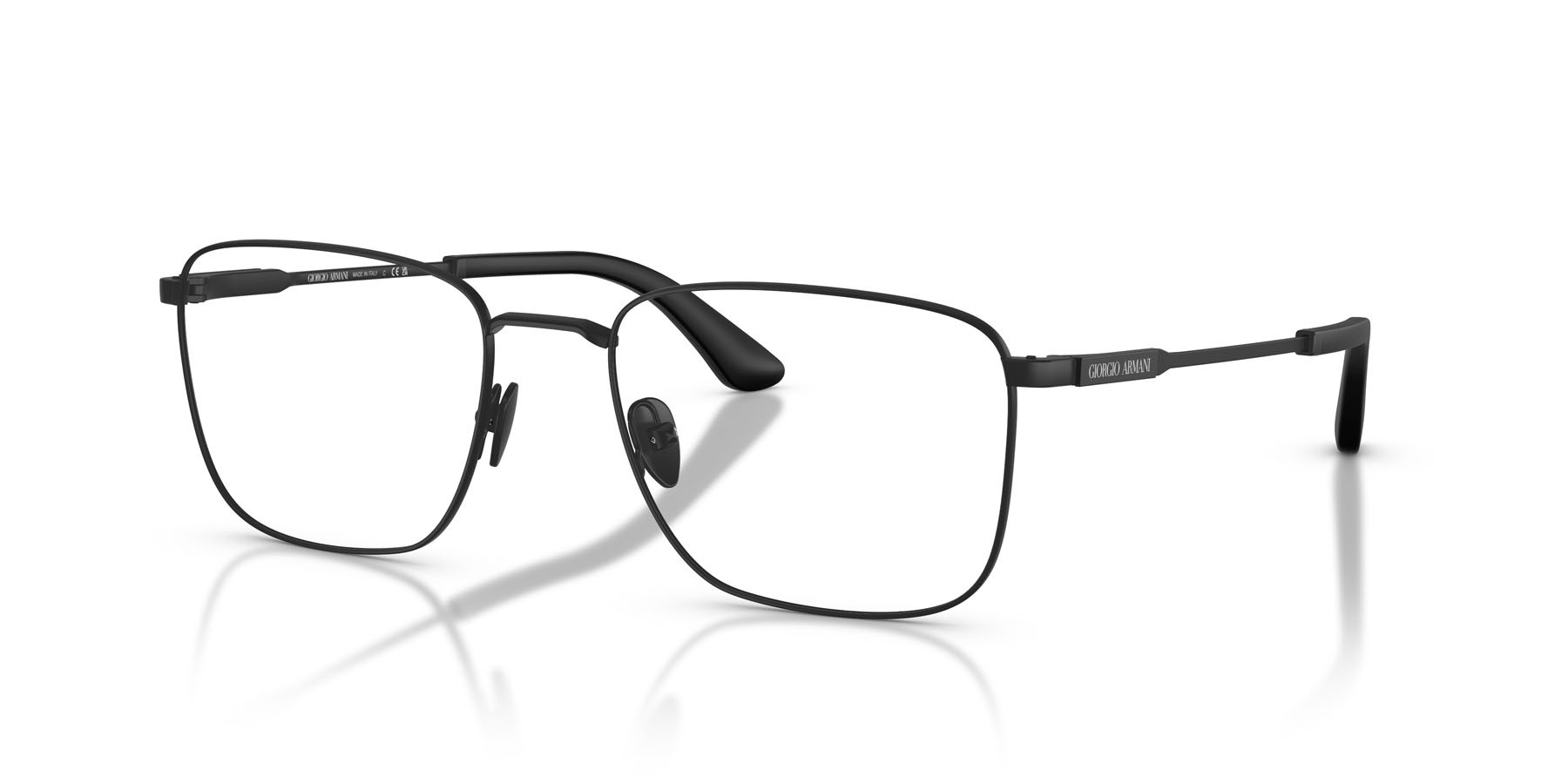 Eyeglasses Giorgio Armani AR 5162 (3001) color nero opaco shape rectangle lenses lente demo