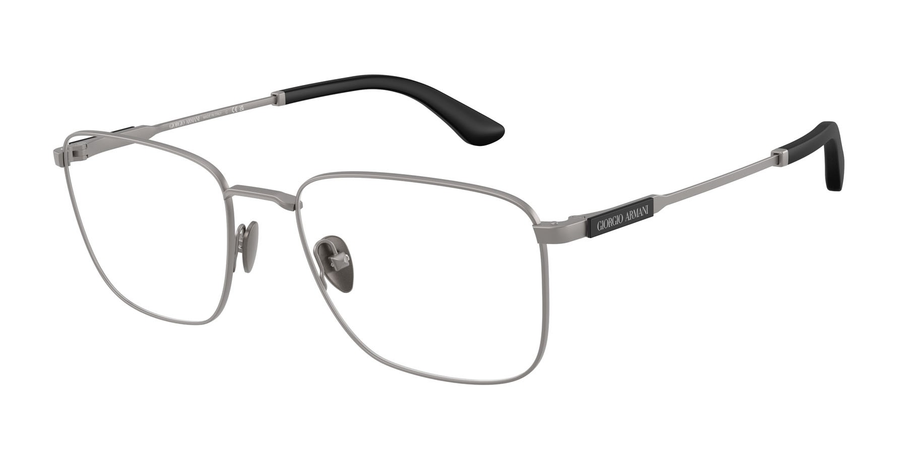 Eyeglasses Giorgio Armani AR 5162 (3003) color gunmetal opaco shape rectangle lenses lente demo