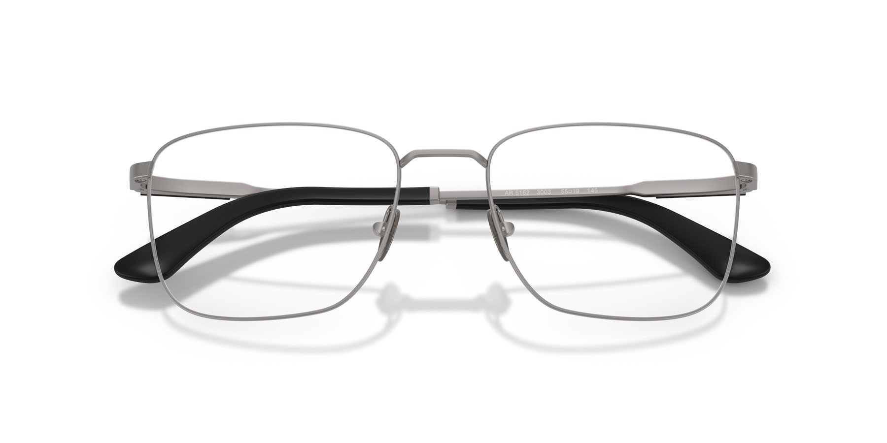 Eyeglasses Giorgio Armani AR 5162 (3003) color gunmetal opaco shape rectangle lenses lente demo