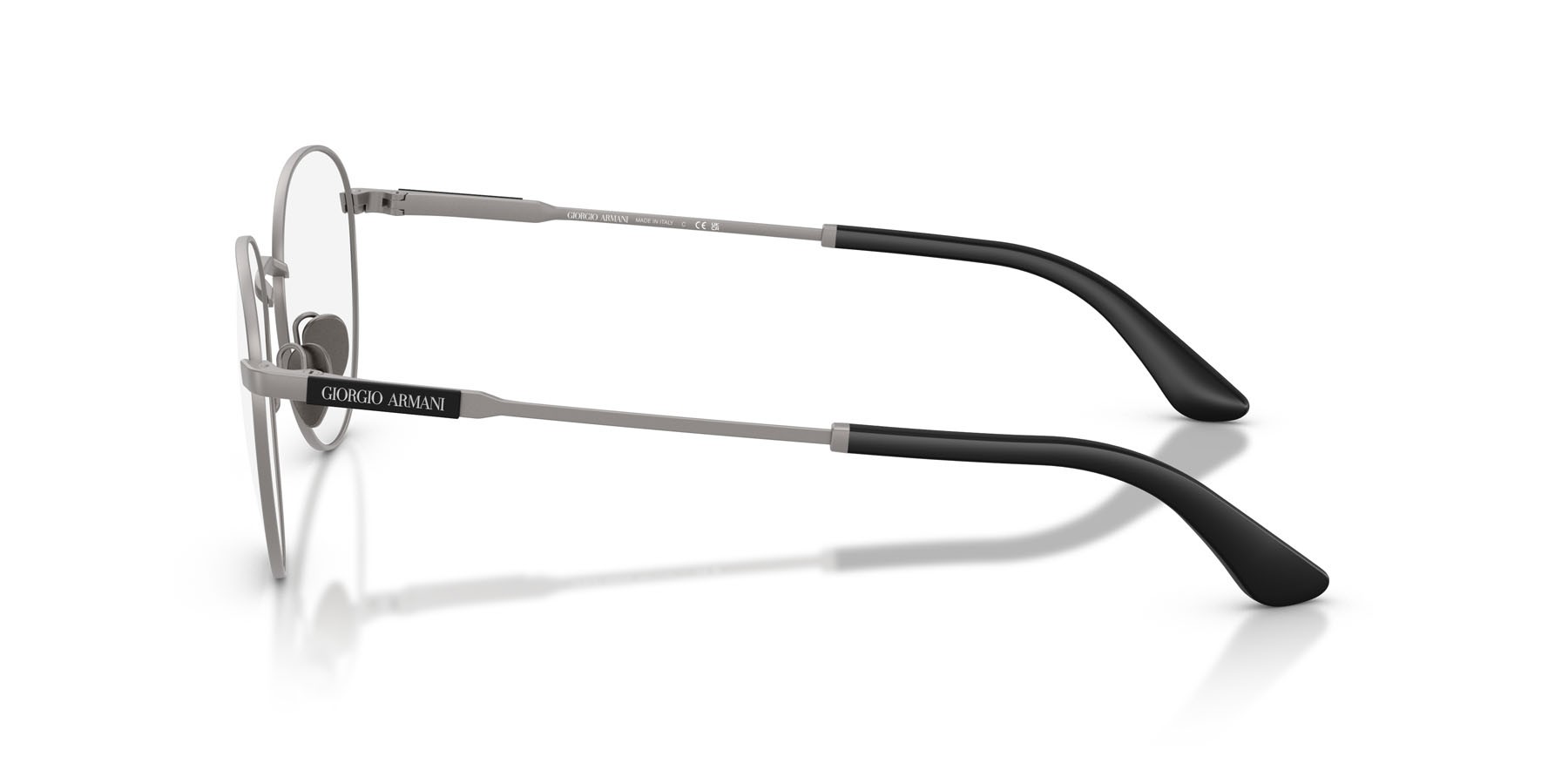 Occhiali da vista Giorgio Armani AR 5164 (3003) colore gunmetal opaco forma pantos lenti lente demo