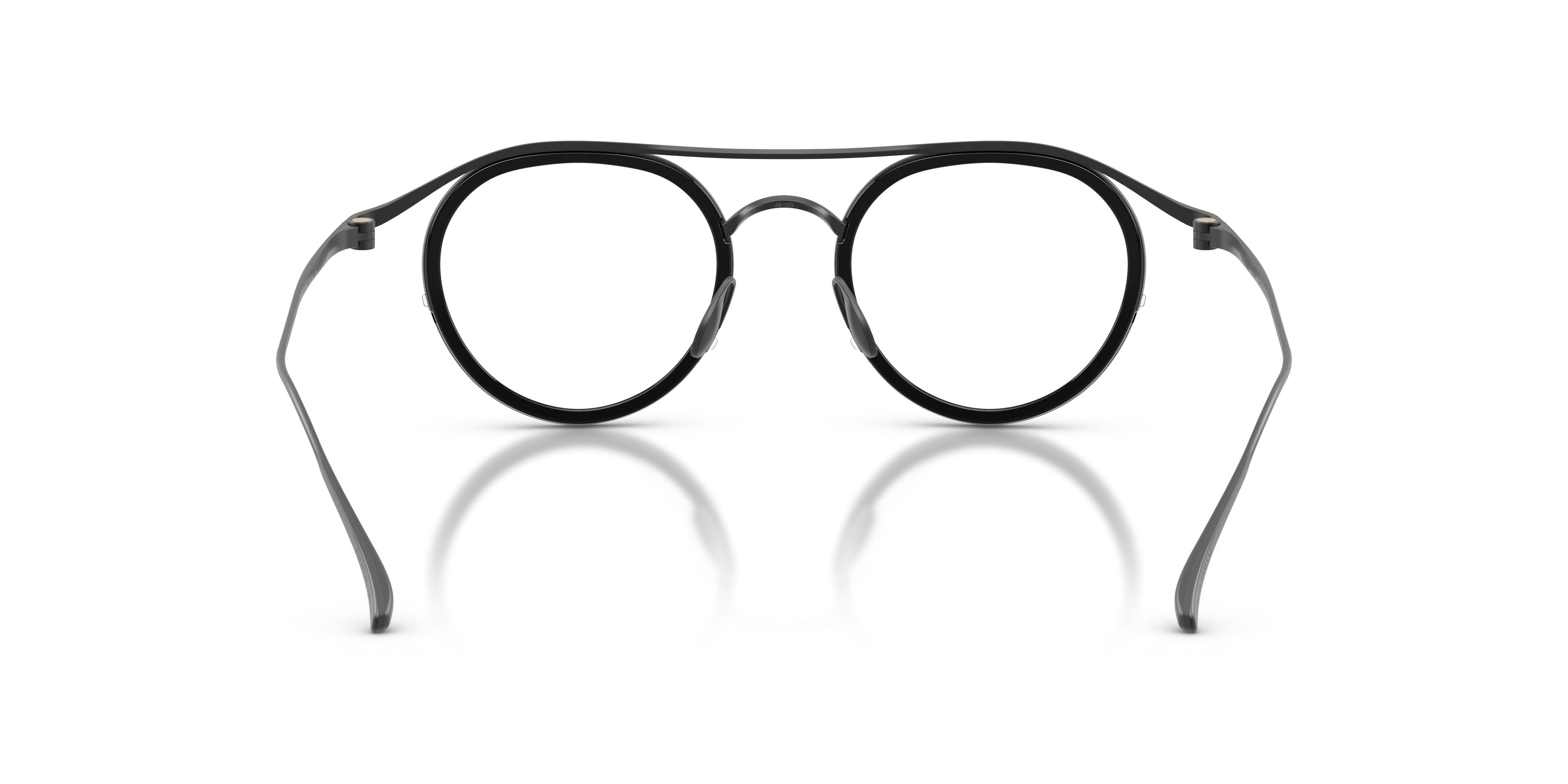 Eyeglasses Giorgio Armani AR 5166T (3404) color nero opaco shape pantos lenses lente demo