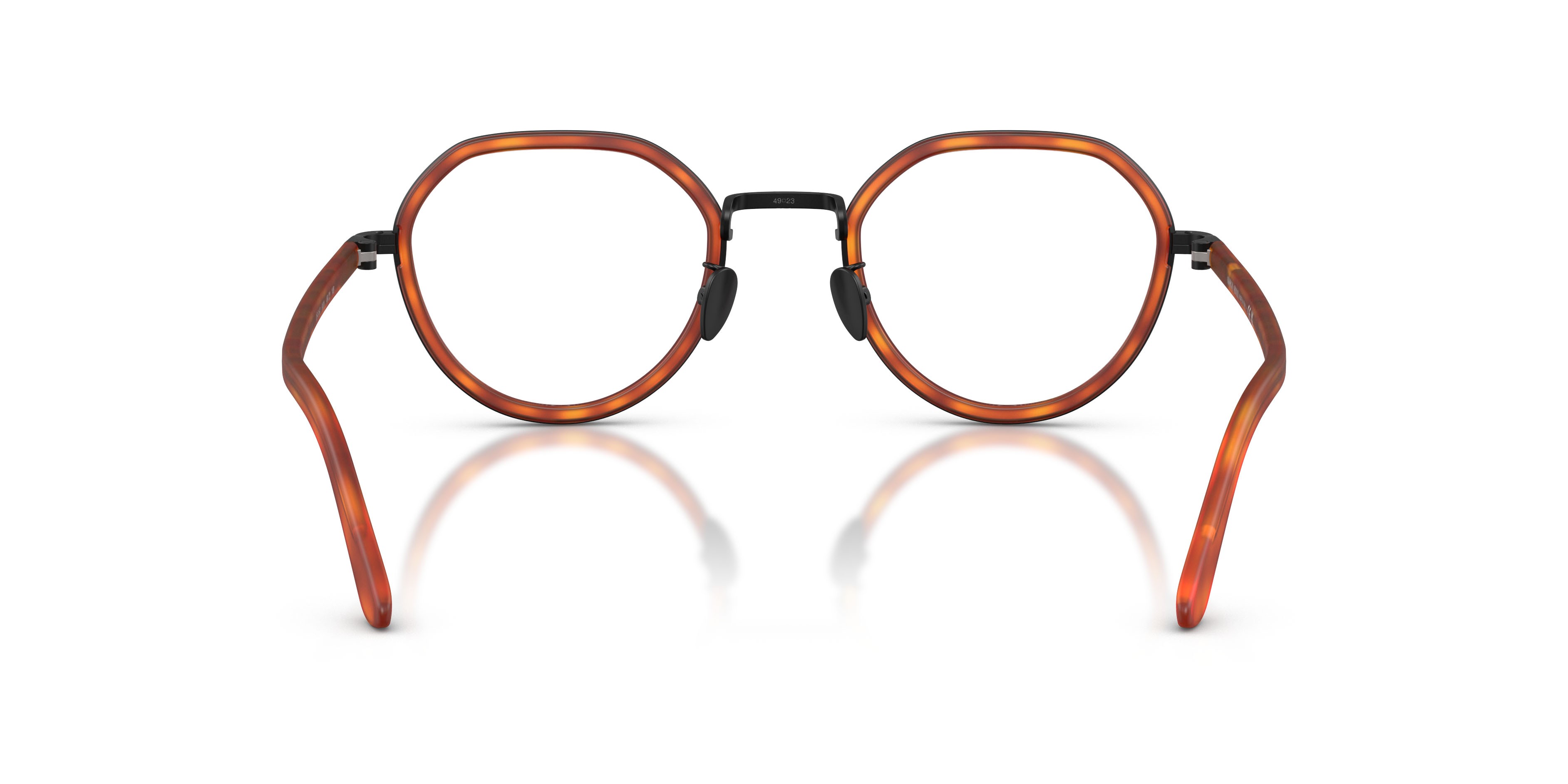 Occhiali da vista Giorgio Armani AR 5167 (6404) colore marrone tartarugato forma rotondo lenti lente demo