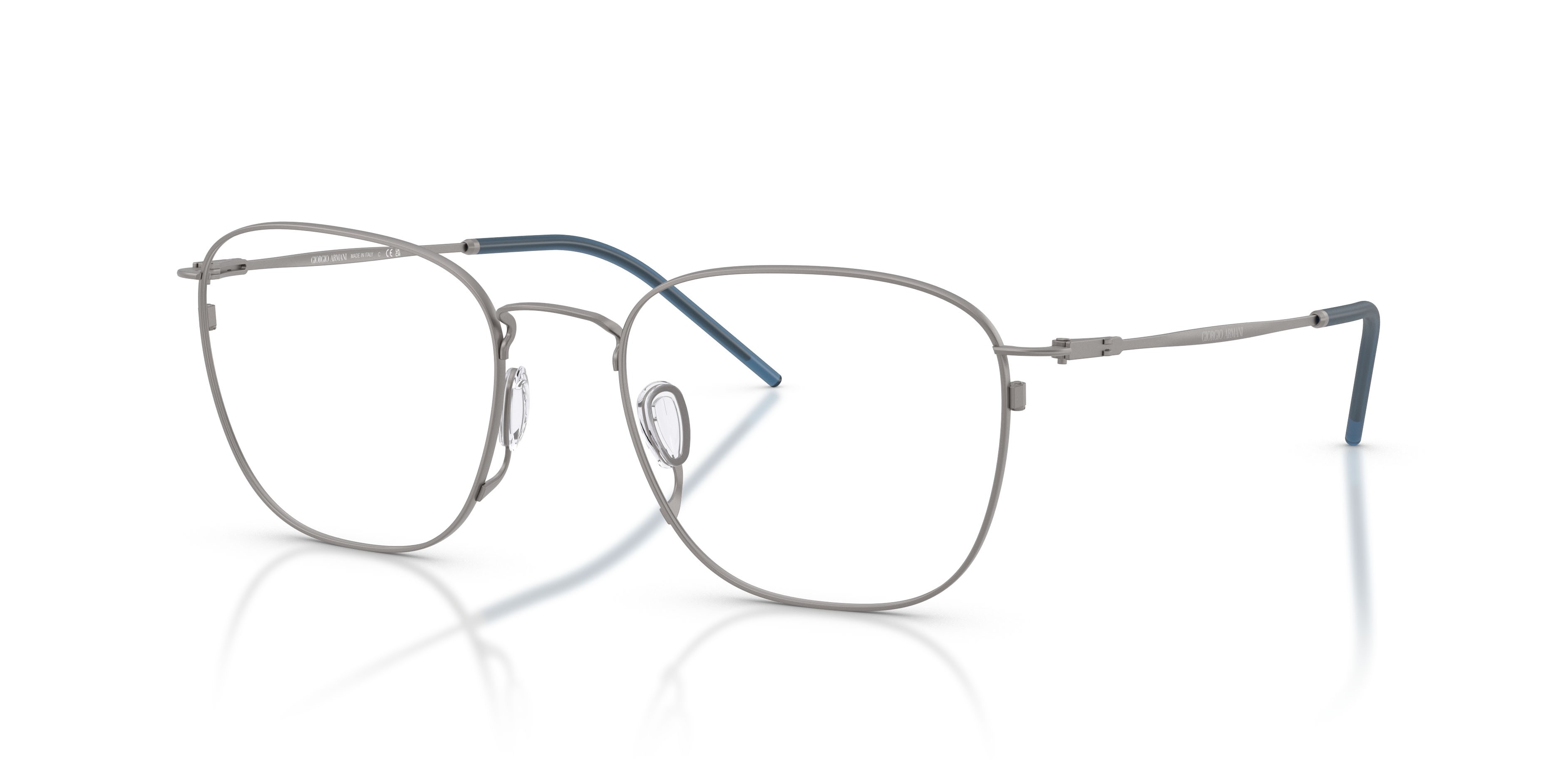 Occhiali da vista Giorgio Armani AR 5168 (3003) colore gunmetal opaco forma quadrato lenti lente demo