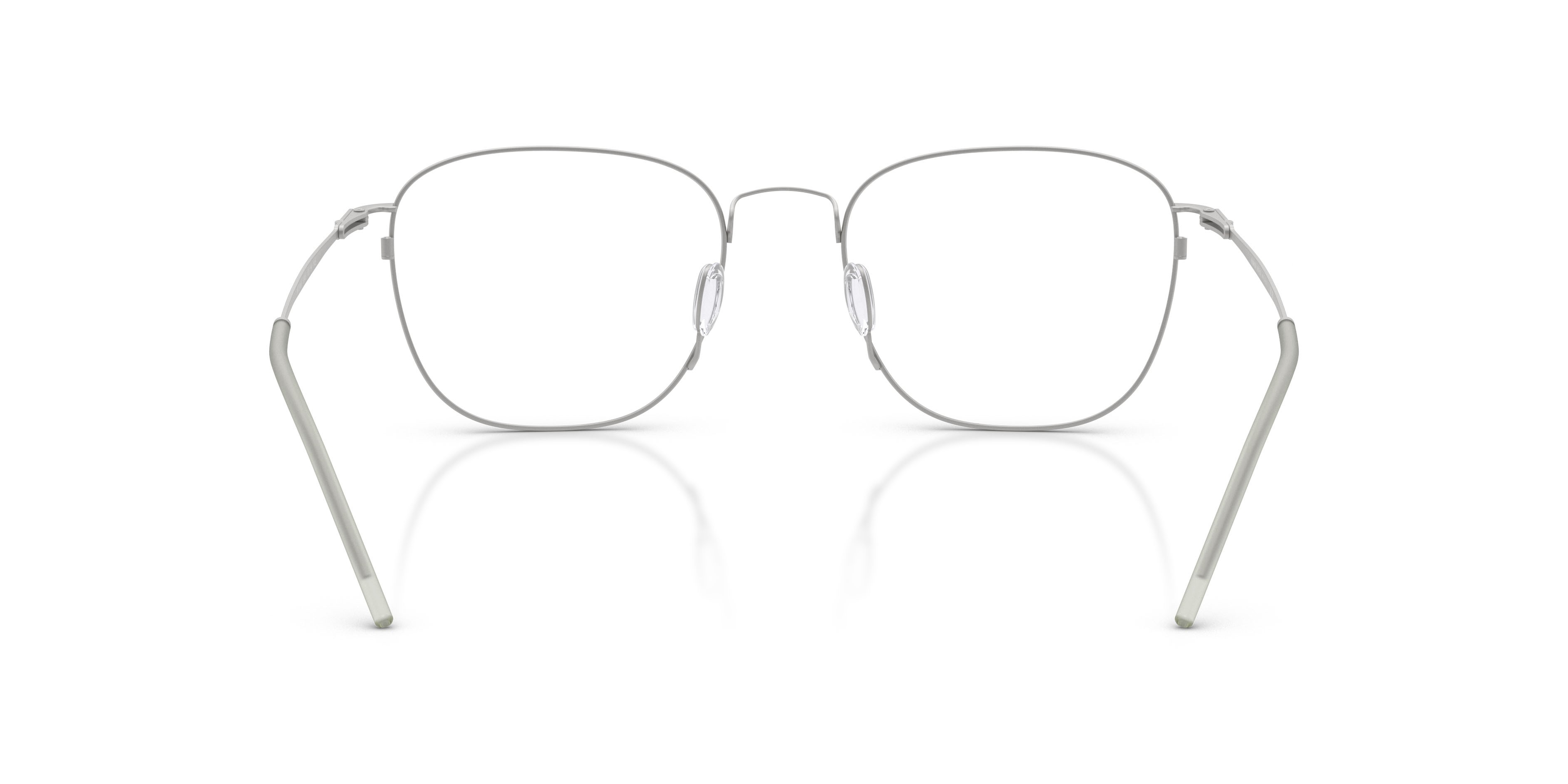 Eyeglasses Giorgio Armani AR 5168 (3045) color argento opaco shape square lenses lente demo
