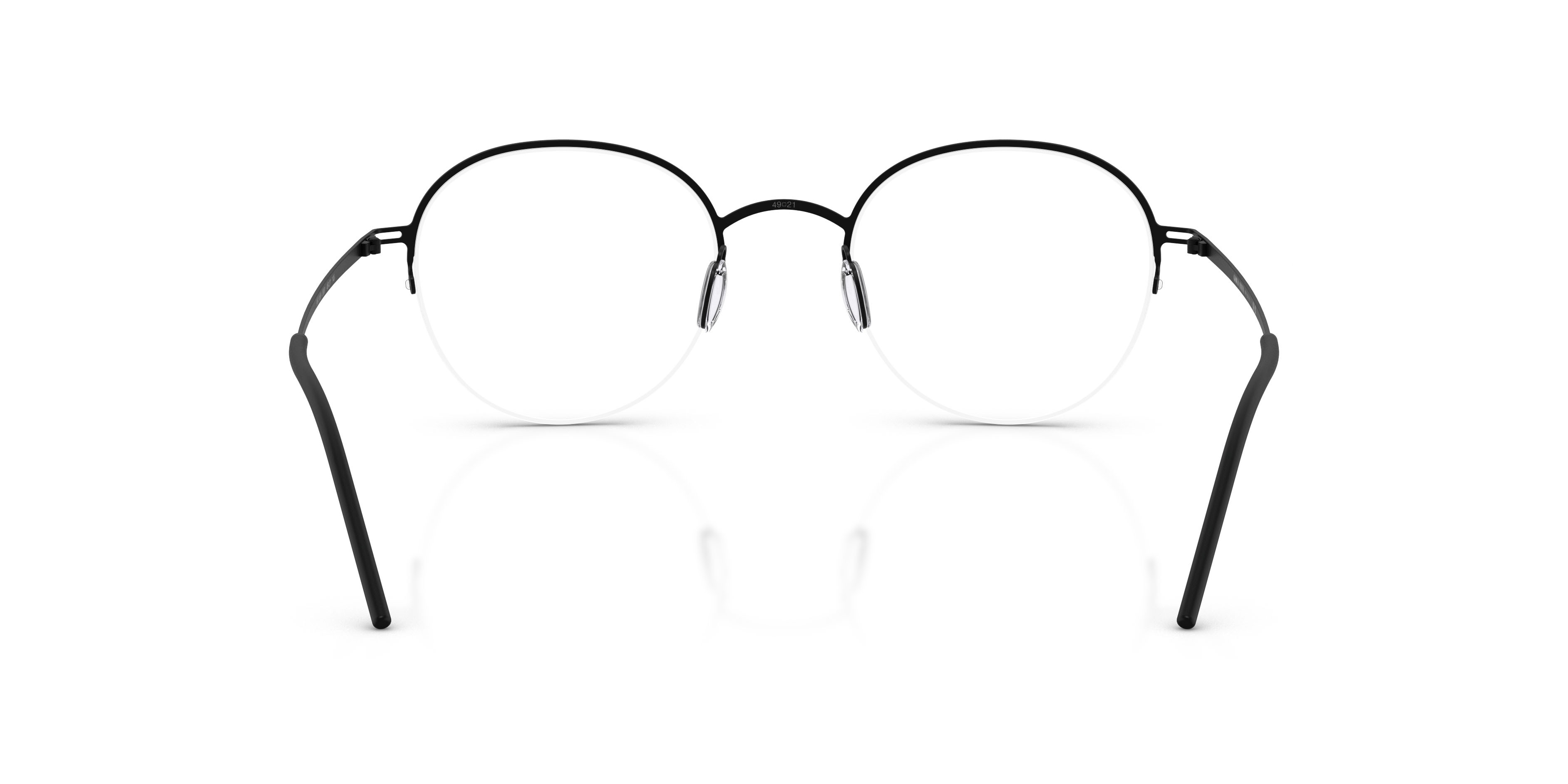 Eyeglasses Giorgio Armani AR 5169 (3001) color nero opaco shape pantos lenses lente demo