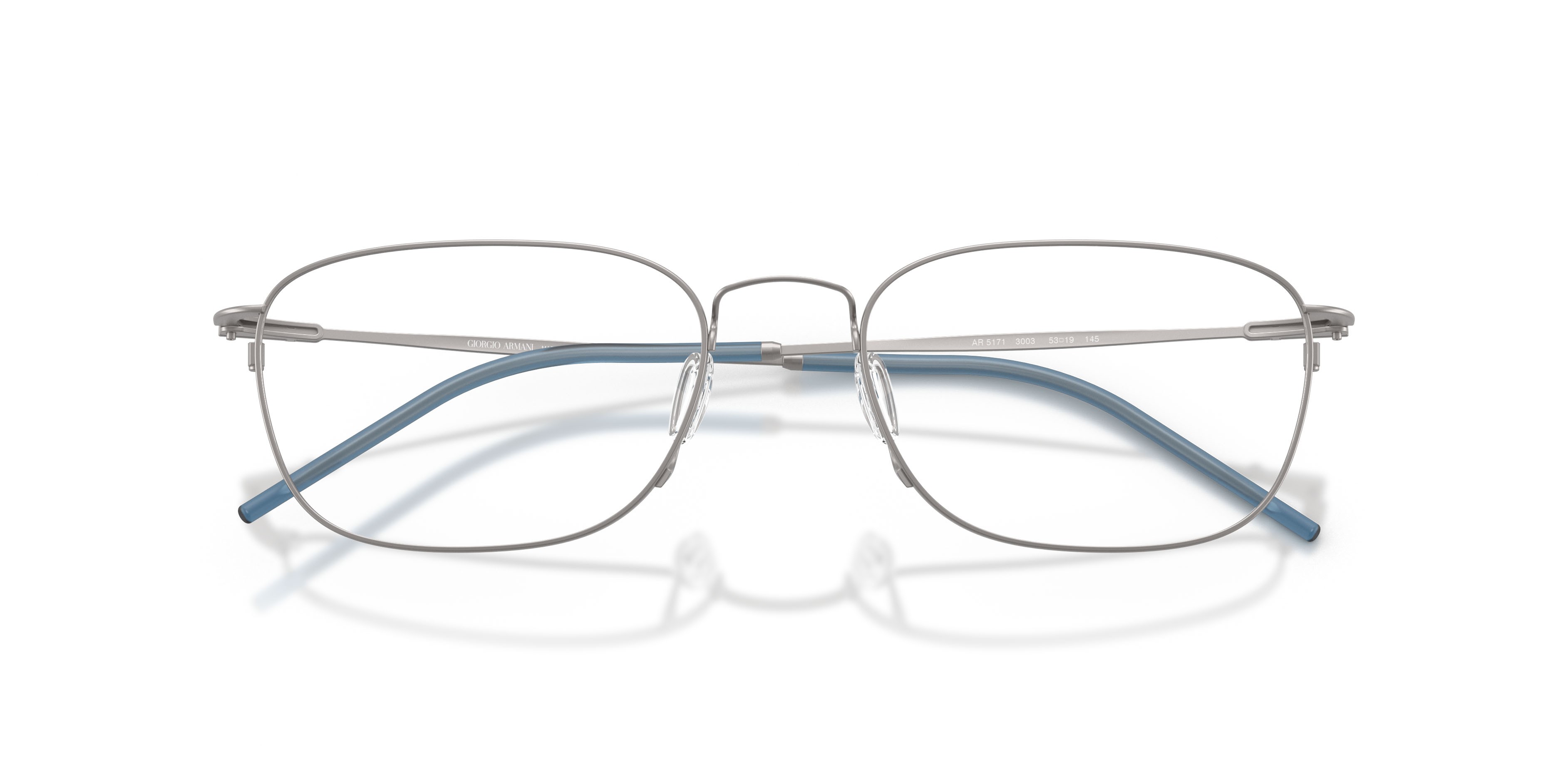Eyeglasses Giorgio Armani AR 5171 (3003) color gunmetal opaco shape square lenses lente demo
