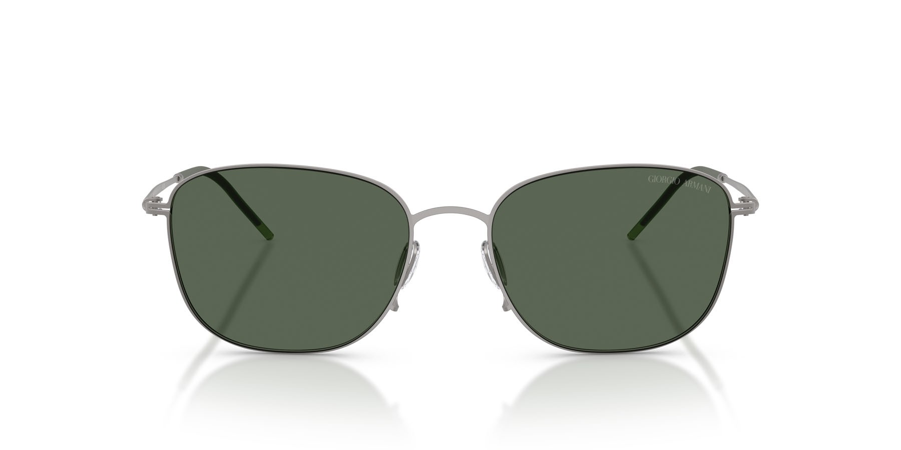 Sunglasses Giorgio Armani AR 6168 (300371) color gunmetal shape square lenses verde scuro
