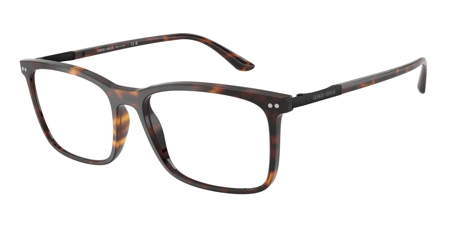 Eyeglasses Giorgio Armani AR 7122 (6273) color havana shape square lenses lente demo