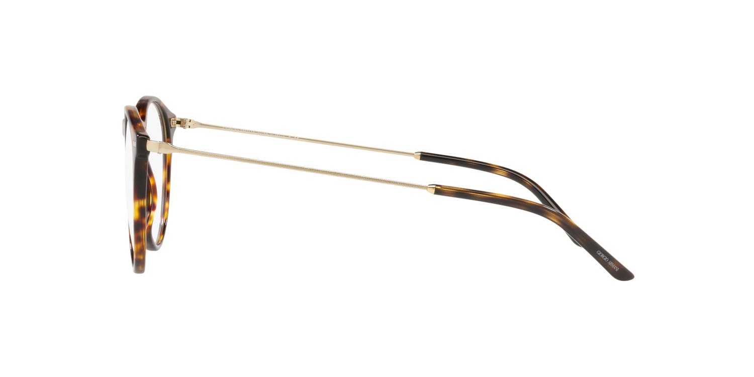 Brillen Giorgio Armani AR 7161 (5026) farbe havana scuro form pantos gläser lente demo