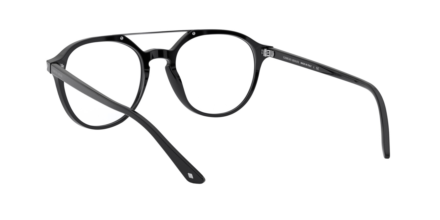 Brillen Giorgio Armani AR 7178 (5001) farbe nero form aviator gläser lente demo