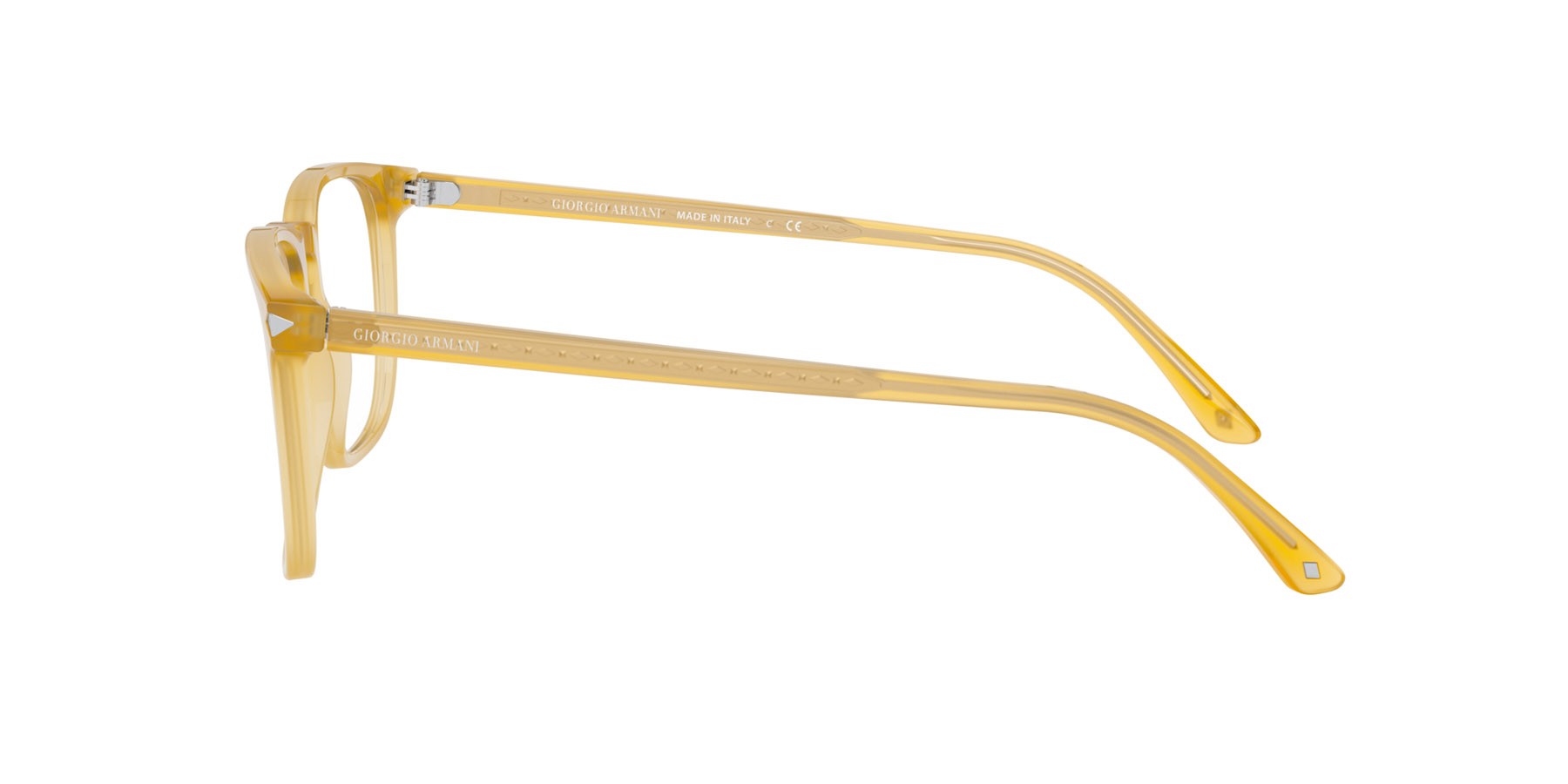 Brillen Giorgio Armani AR 7193 (5027) farbe miele form quadratisch gläser lente demo