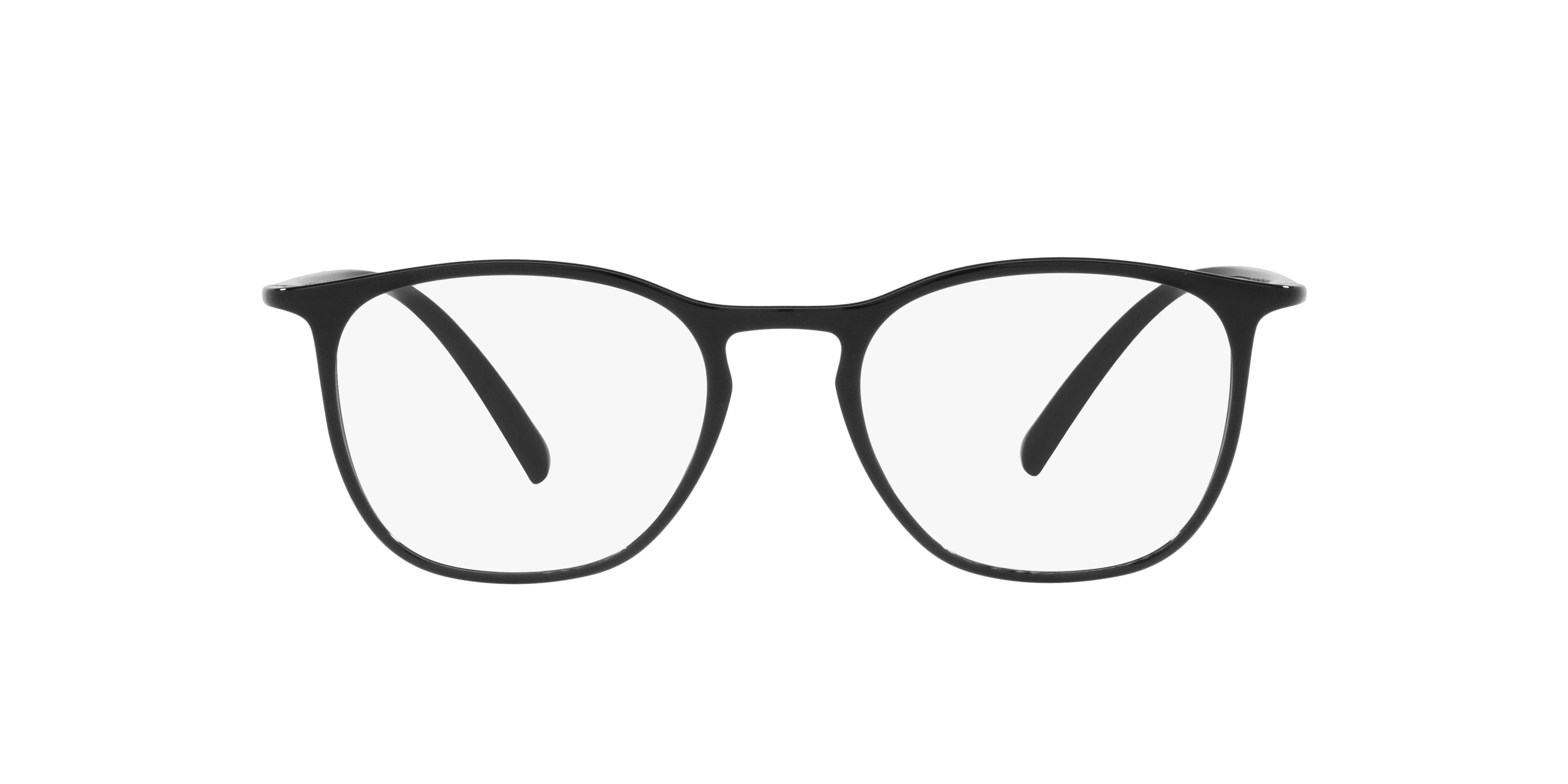 Occhiali da vista Giorgio Armani AR 7202 (5001) colore nero forma quadrato lenti lente demo
