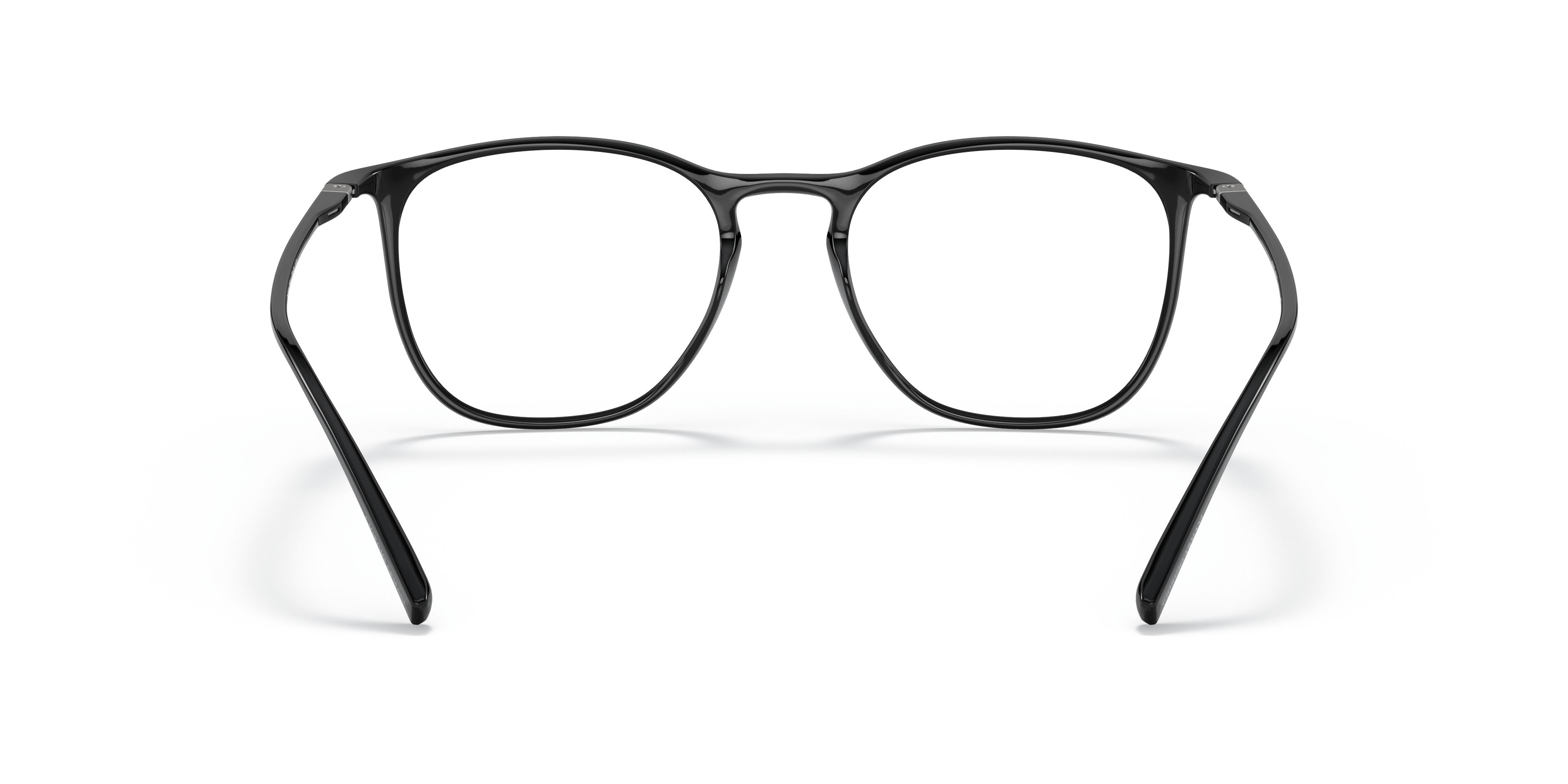 Occhiali da vista Giorgio Armani AR 7202 (5001) colore nero forma quadrato lenti lente demo