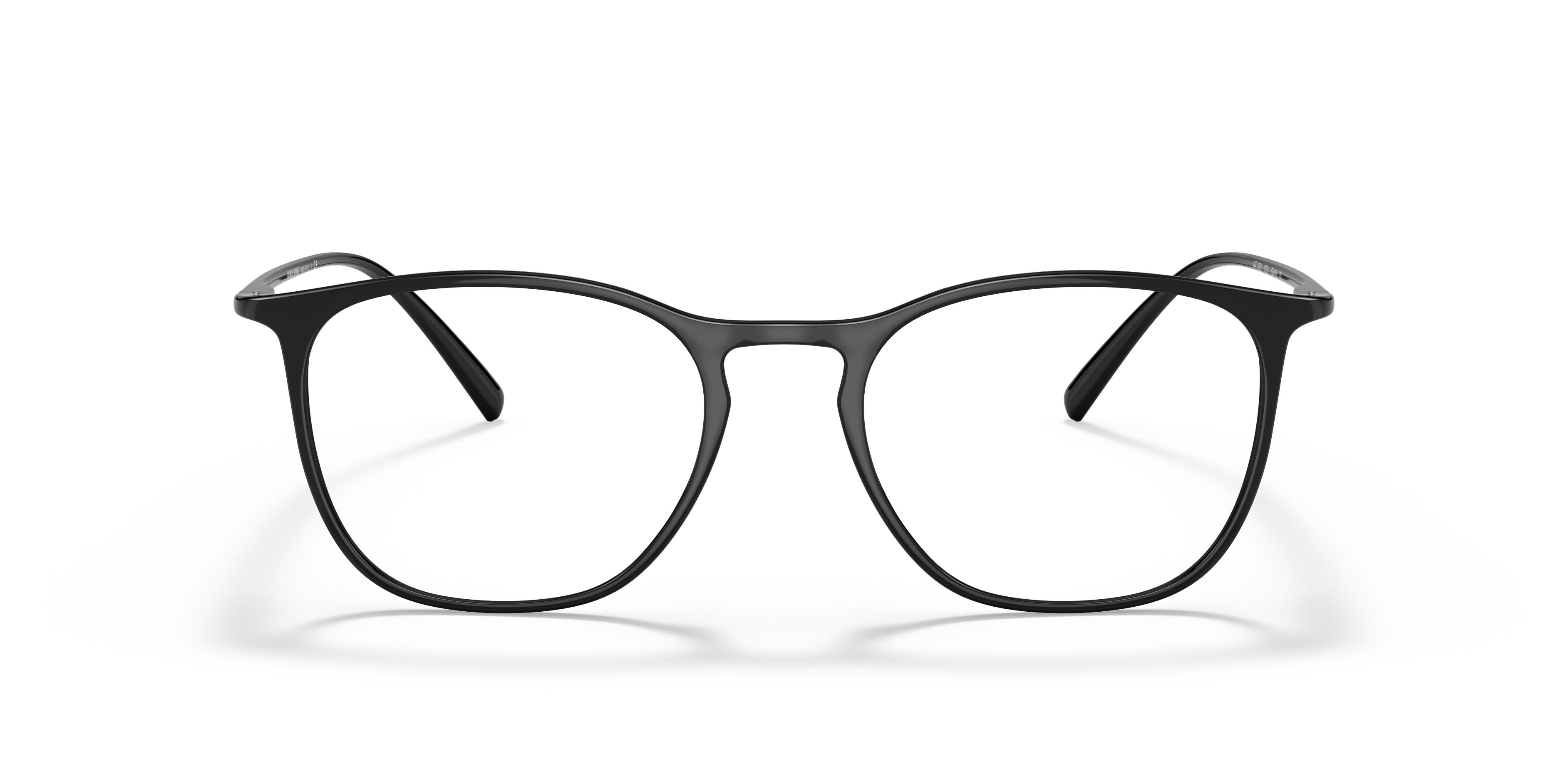 Occhiali da vista Giorgio Armani AR 7202 (5001) colore nero forma quadrato lenti lente demo