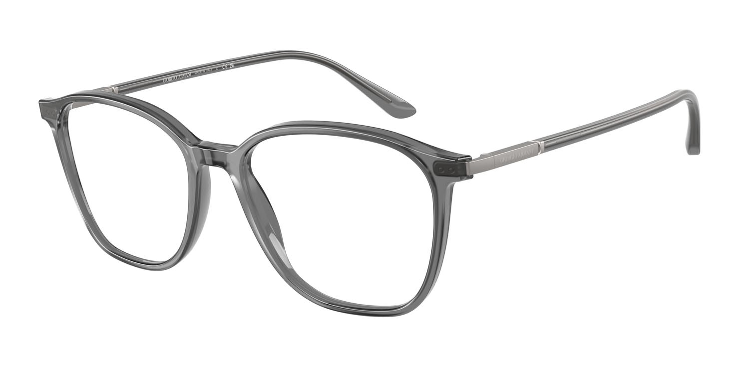 Eyeglasses Giorgio Armani AR 7236 (5681) color grigio opale shape square lenses lente demo