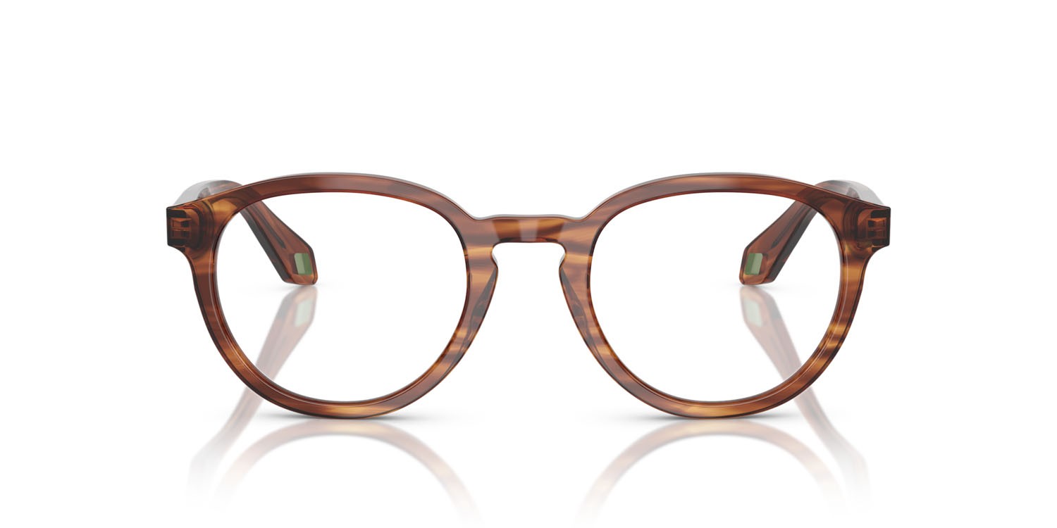 Brillen Giorgio Armani AR 7248 (6162) farbe striato marrone form pantos gläser lente demo
