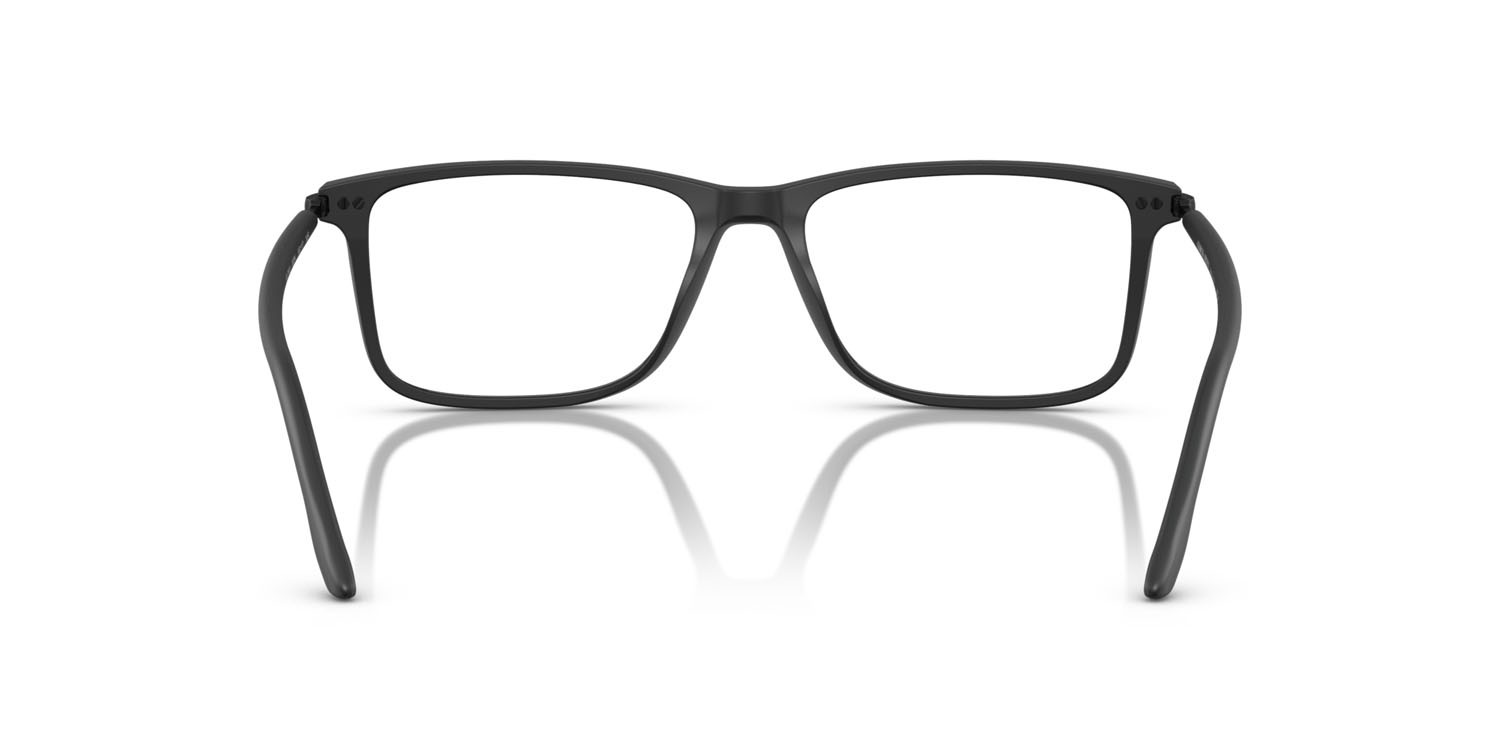 Eyeglasses Giorgio Armani AR 7261 (5875) color nero opaco shape rectangle lenses lente demo