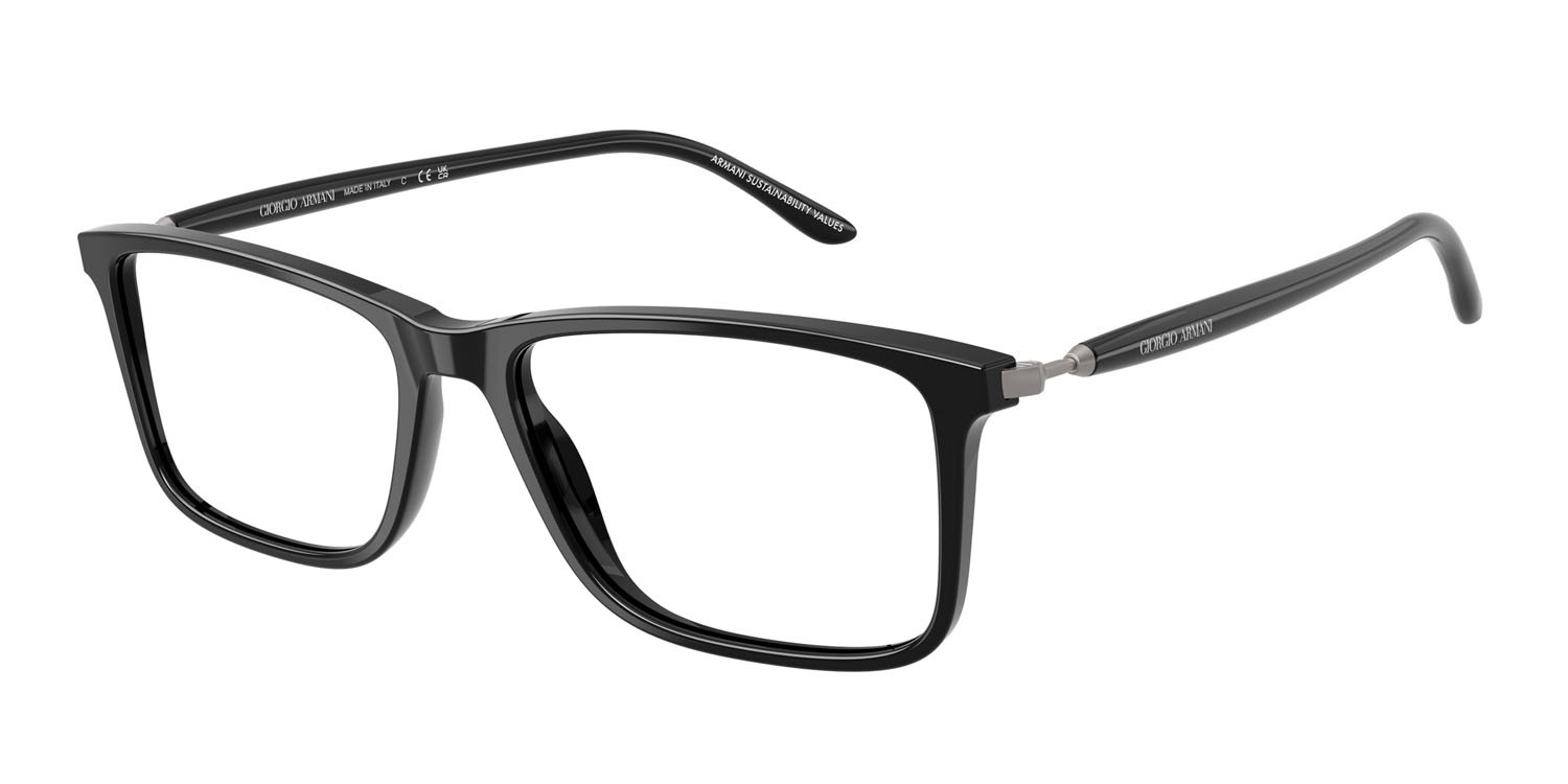 Eyeglasses Giorgio Armani AR 7261 (6272) color nero shape rectangle lenses lente demo