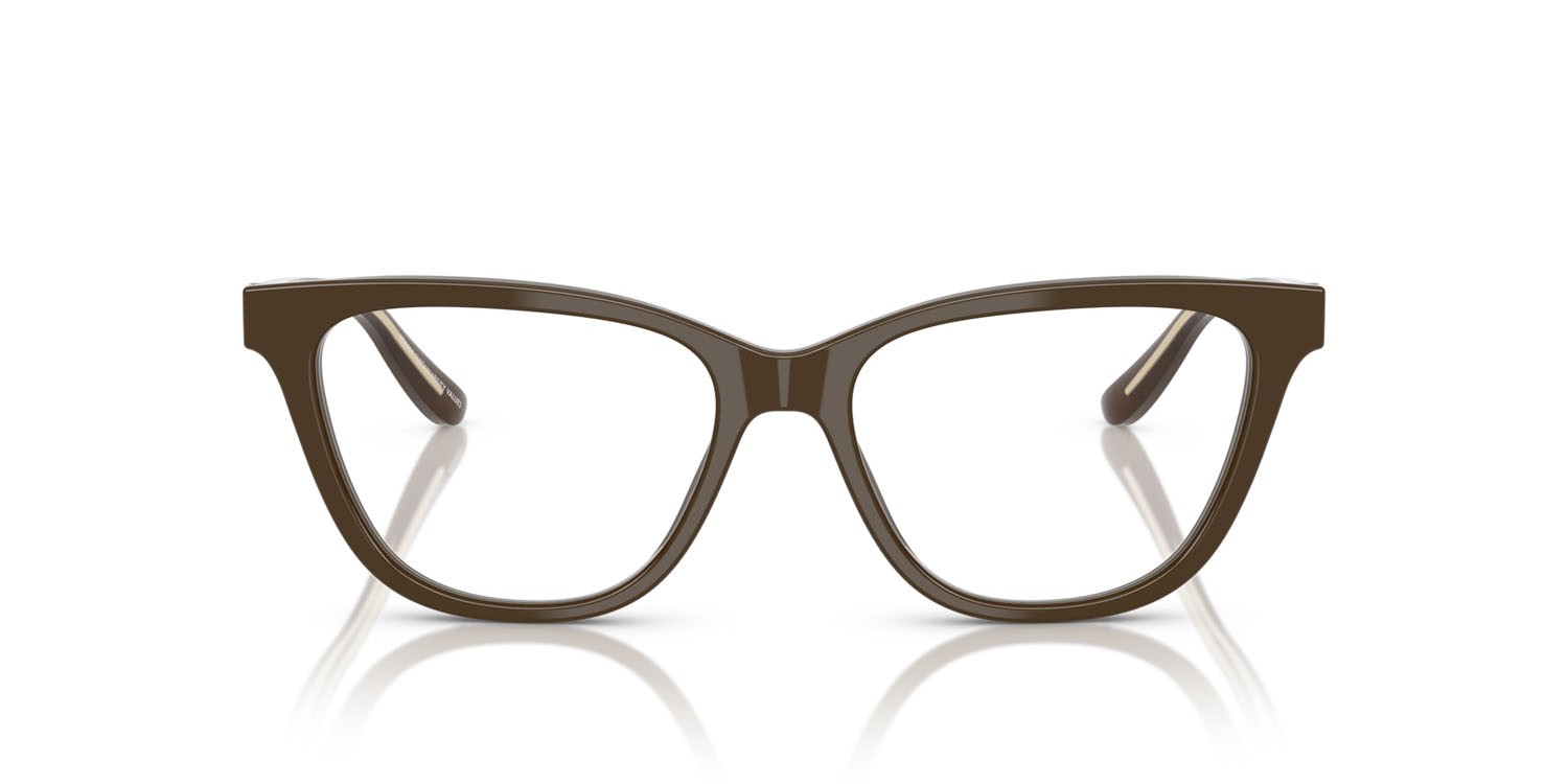 Occhiali da vista Giorgio Armani AR 7263 (5957) colore marrone forma cat eye lenti lente demo