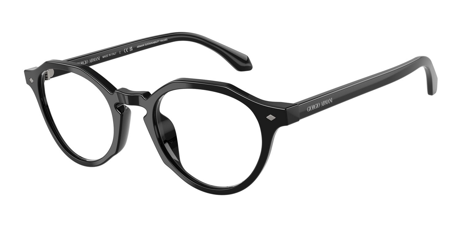 Eyeglasses Giorgio Armani AR 7264U (5875) color nero shape pantos lenses lente demo