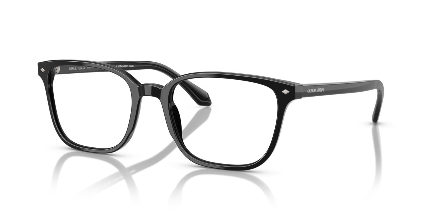 Eyeglasses Giorgio Armani AR 7265 (5875) color nero shape square lenses lente demo