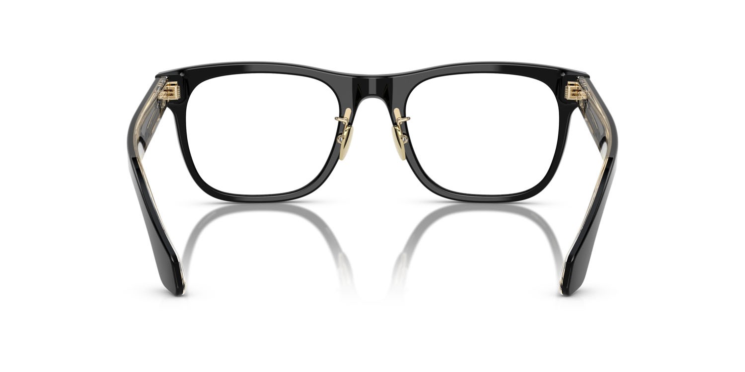 Occhiali da vista Giorgio Armani AR 7268 (5001) colore nero forma quadrato lenti lente demo