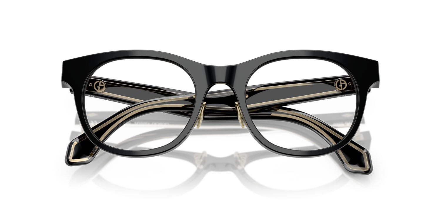 Eyeglasses Giorgio Armani AR 7269 (5001) color nero shape round lenses lente demo