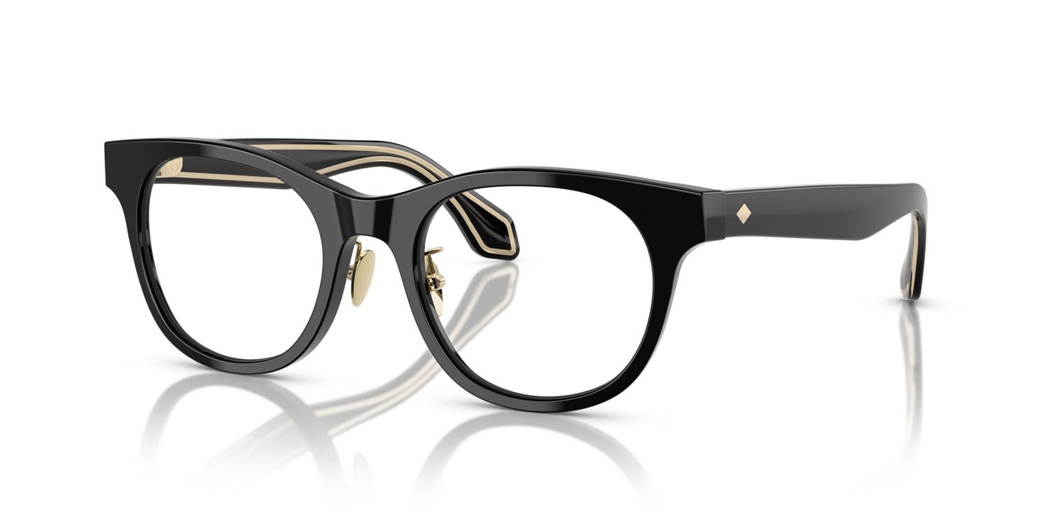 Eyeglasses Giorgio Armani AR 7269 (5001) color nero shape round lenses lente demo