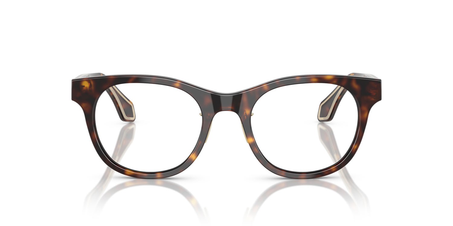 Occhiali da vista Giorgio Armani AR 7269 (5026) colore havana forma rotondo lenti lente demo
