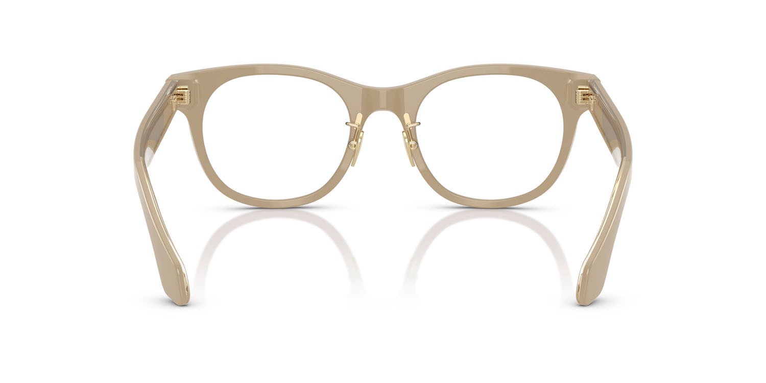 Eyeglasses Giorgio Armani AR 7269 (6161) color greige shape round lenses lente demo