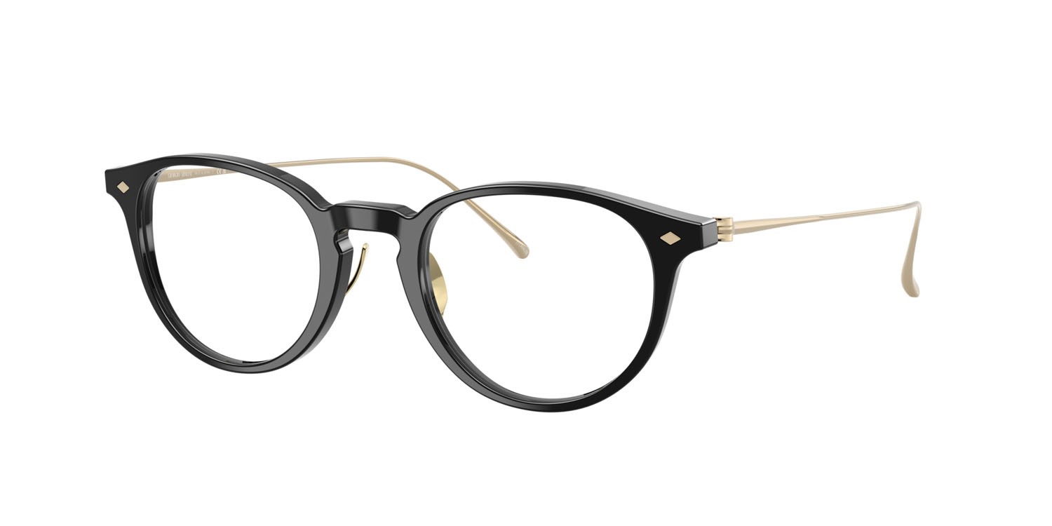 Eyeglasses Giorgio Armani AR 7270T (6060) color nero shape pantos lenses lente demo