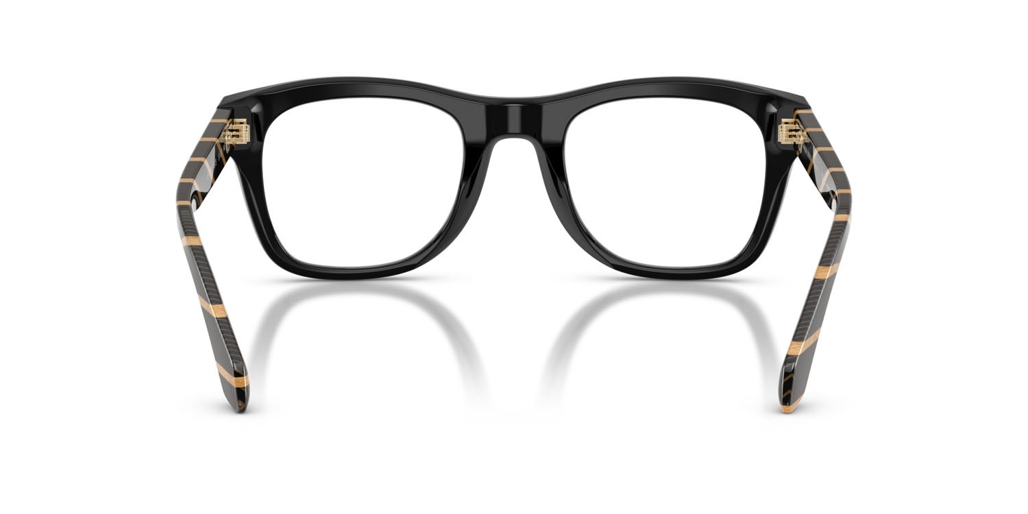 Occhiali da vista Giorgio Armani AR 7273 (5875) colore nero forma quadrato lenti lente demo
