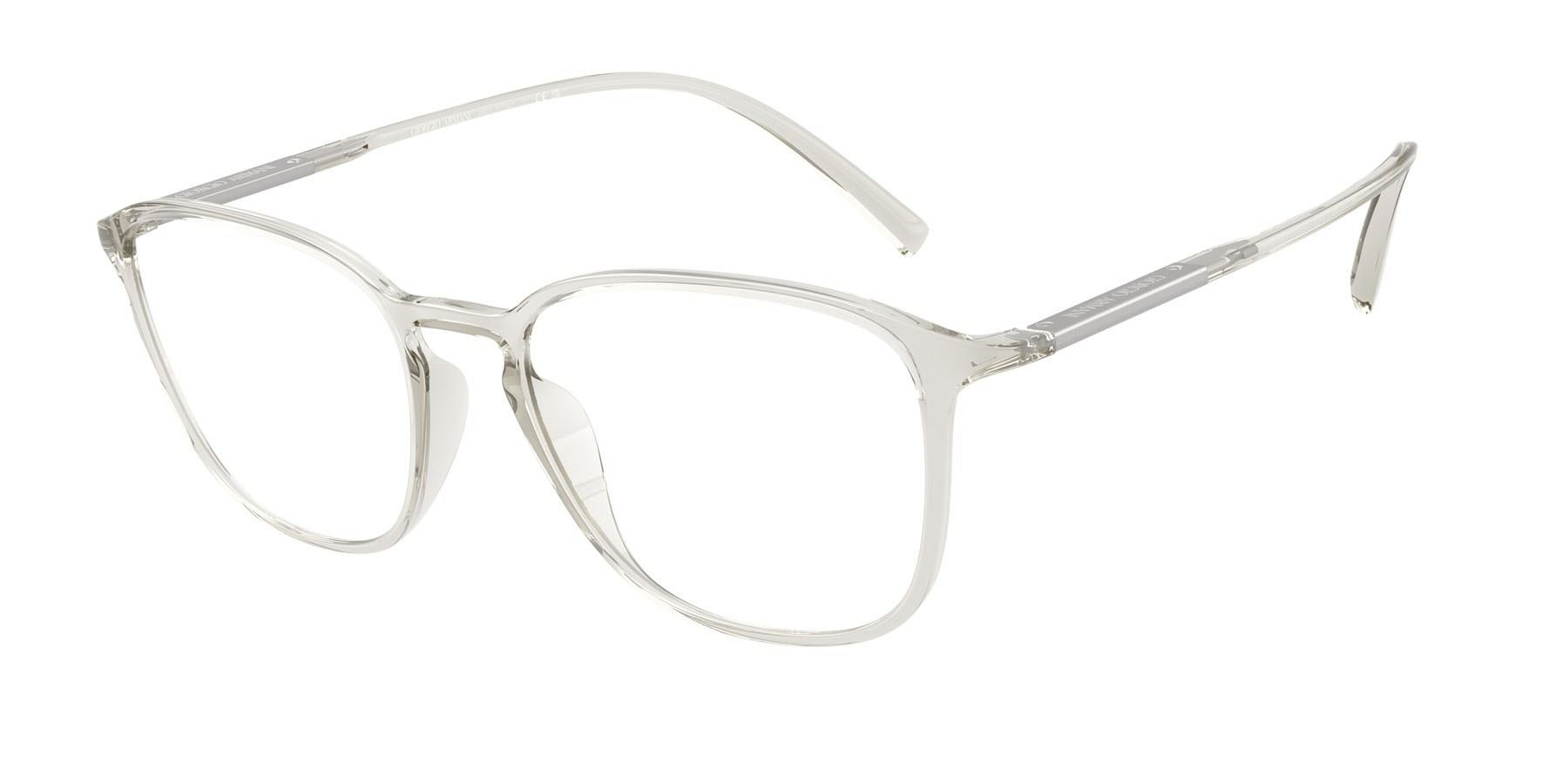 Eyeglasses Giorgio Armani AR 7276U (5948) color grigio shape square lenses lente demo