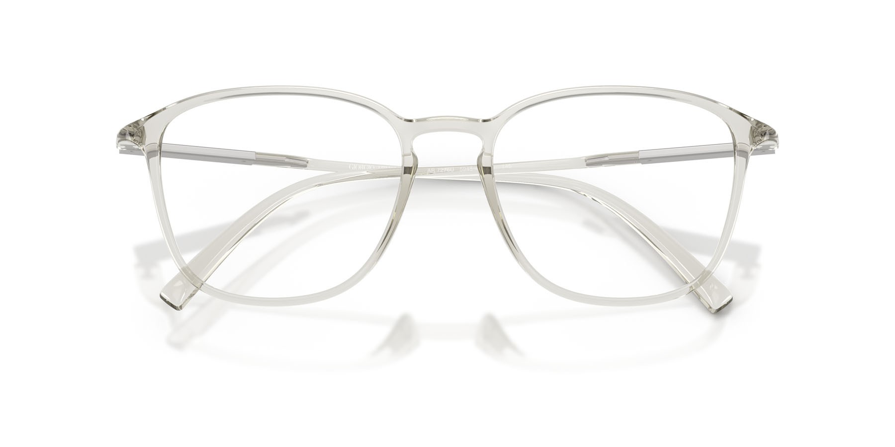 Eyeglasses Giorgio Armani AR 7276U (5948) color grigio shape square lenses lente demo
