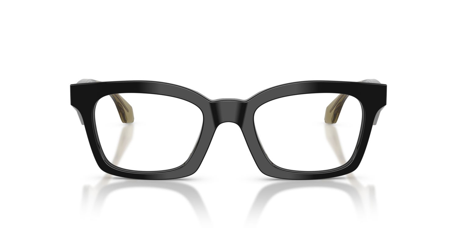 Eyeglasses Giorgio Armani AR 7277U (5001) color nero shape butterfly lenses lente demo