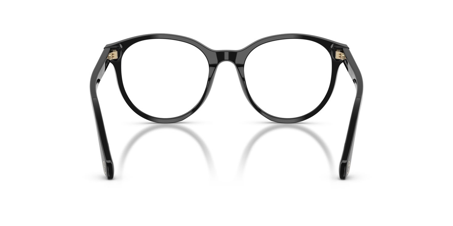 Occhiali da vista Giorgio Armani AR 7279 (5875) colore nero forma rotondo lenti lente demo