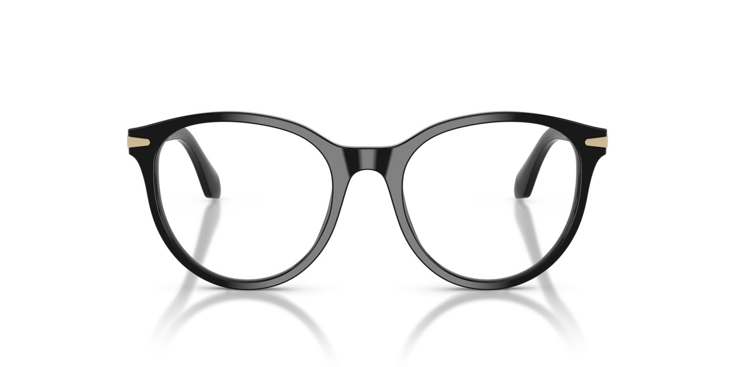 Occhiali da vista Giorgio Armani AR 7279 (5875) colore nero forma rotondo lenti lente demo