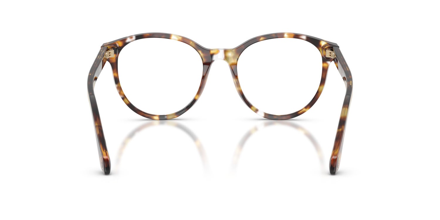 Eyeglasses Giorgio Armani AR 7279 (6232) color havana giallo shape round lenses lente demo