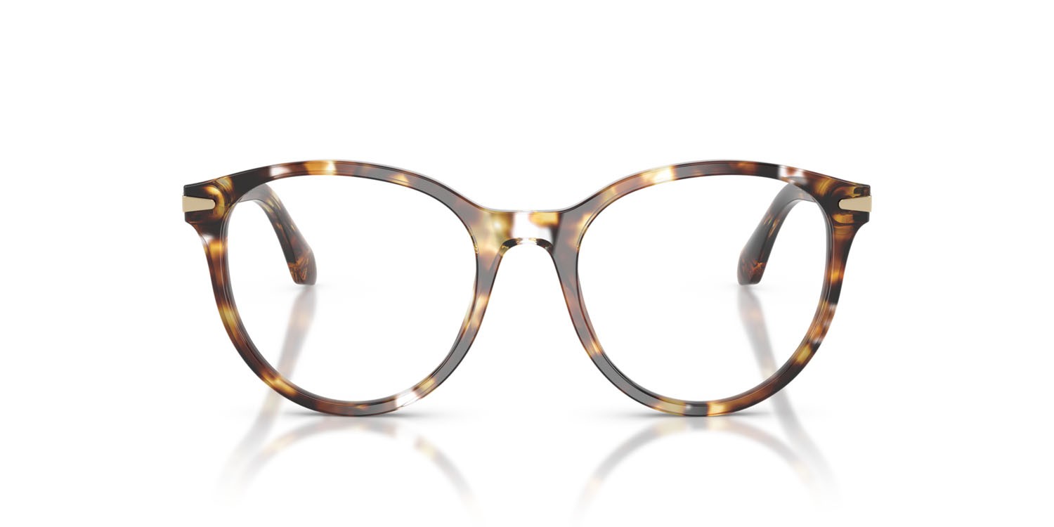 Eyeglasses Giorgio Armani AR 7279 (6232) color havana giallo shape round lenses lente demo