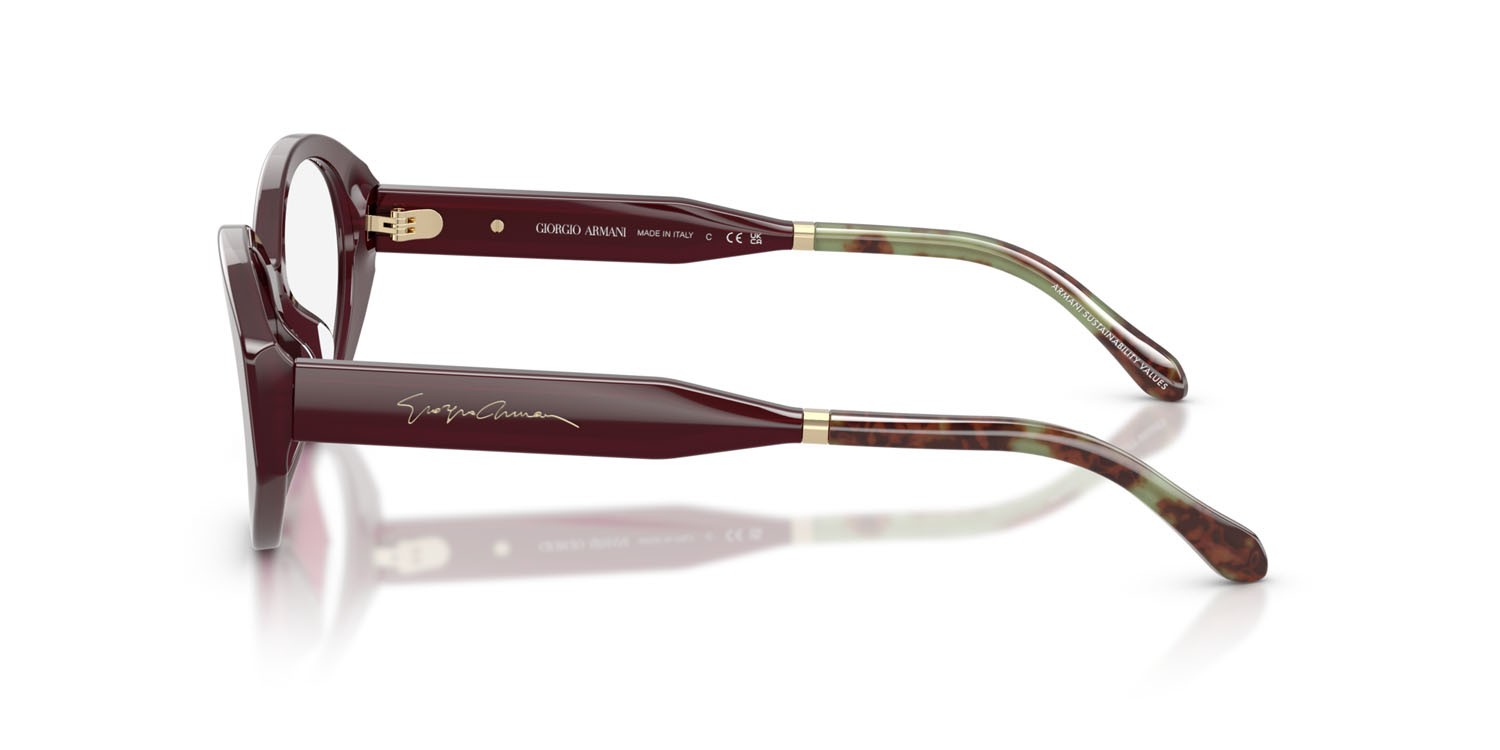 Eyeglasses Giorgio Armani AR 7281U (6228) color viola shape oval lenses lente demo
