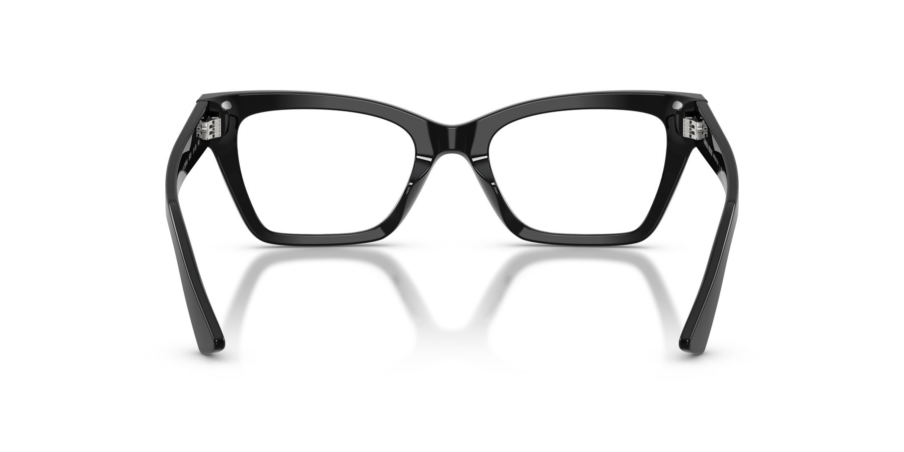 Eyeglasses Giorgio Armani AR 7285HU (5875) color nero shape cat eye lenses lente demo