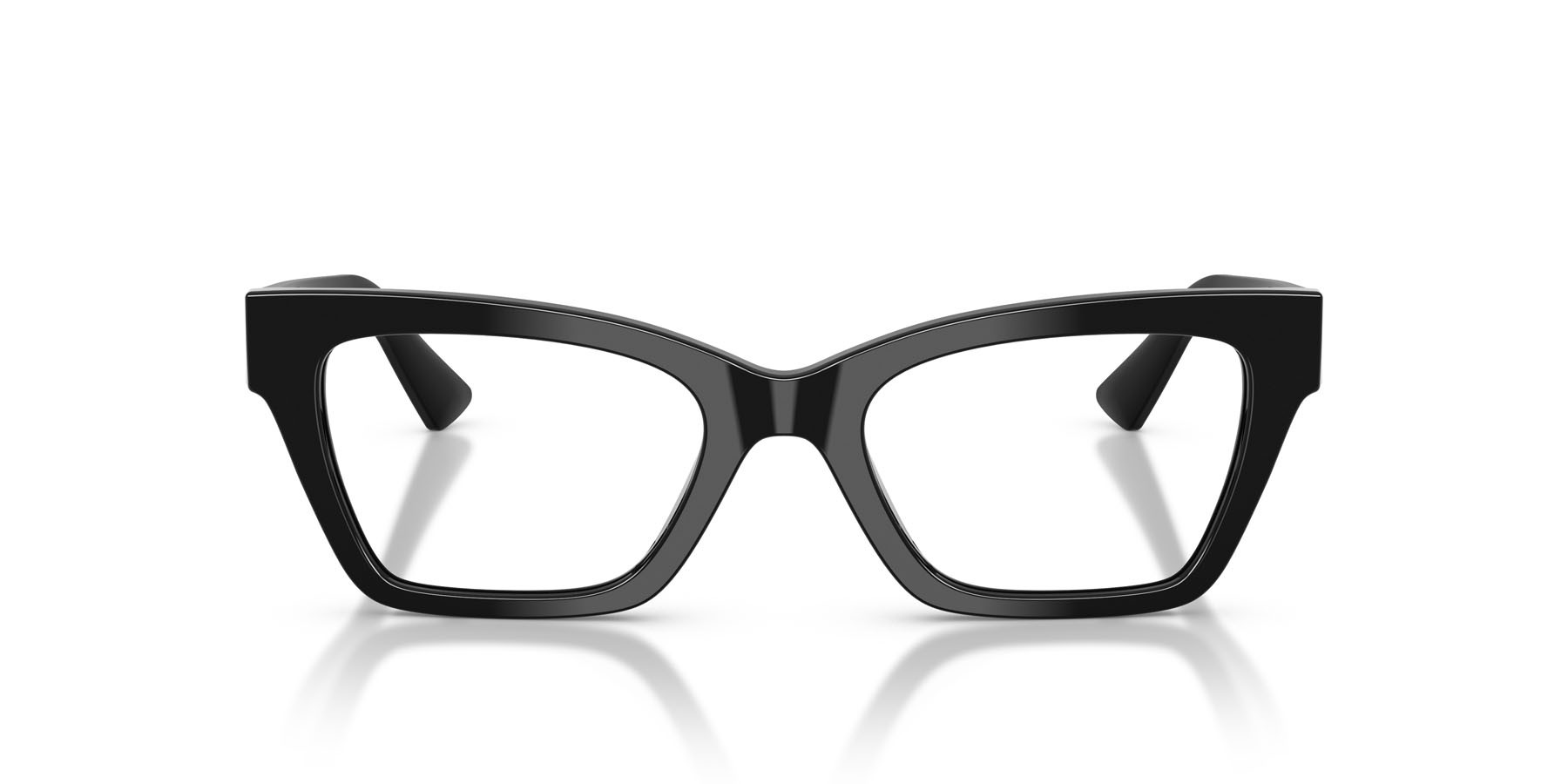 Eyeglasses Giorgio Armani AR 7285HU (5875) color nero shape cat eye lenses lente demo