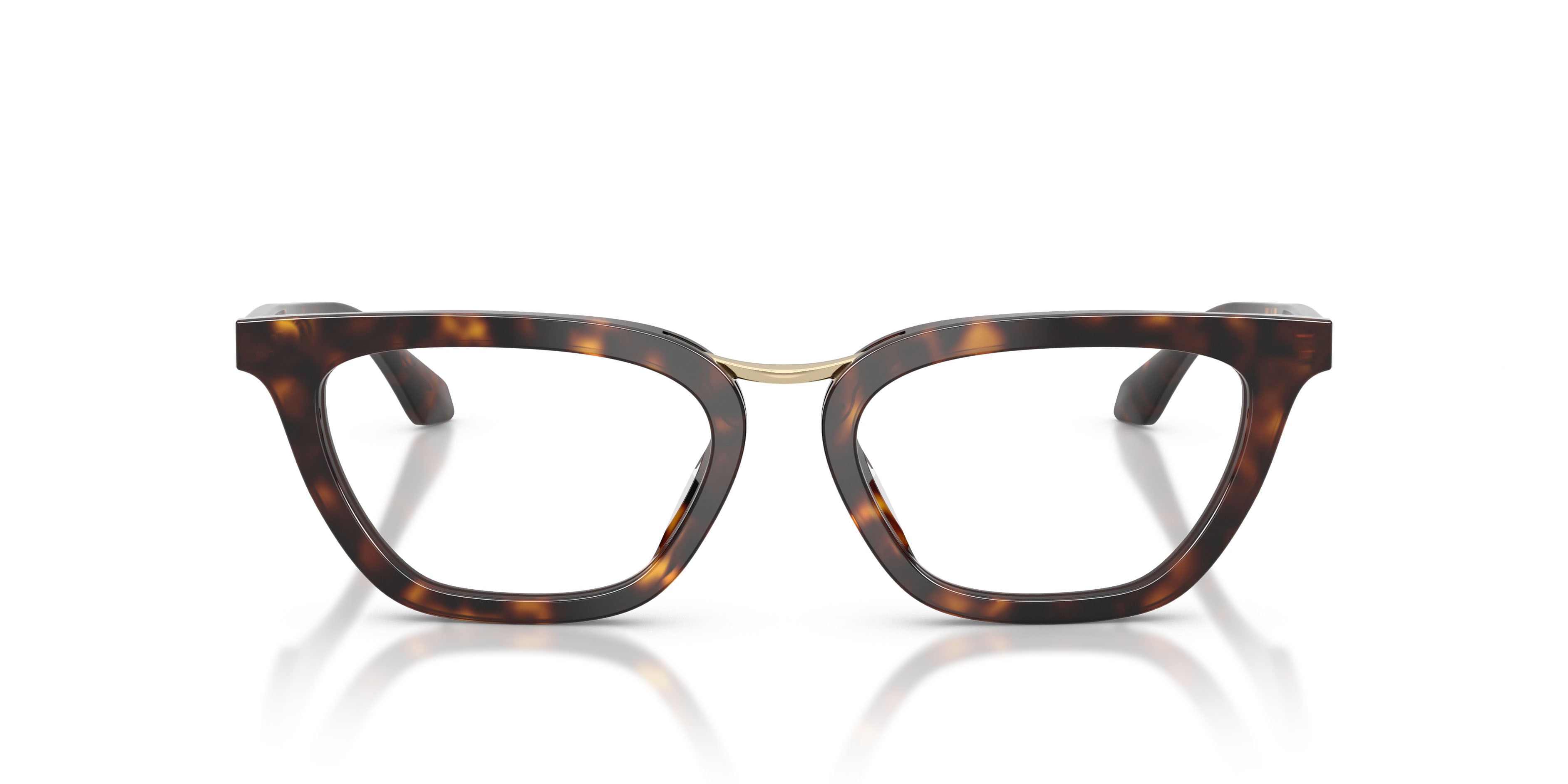 Eyeglasses Giorgio Armani AR 7290U (6124) color havana shape butterfly lenses lente demo