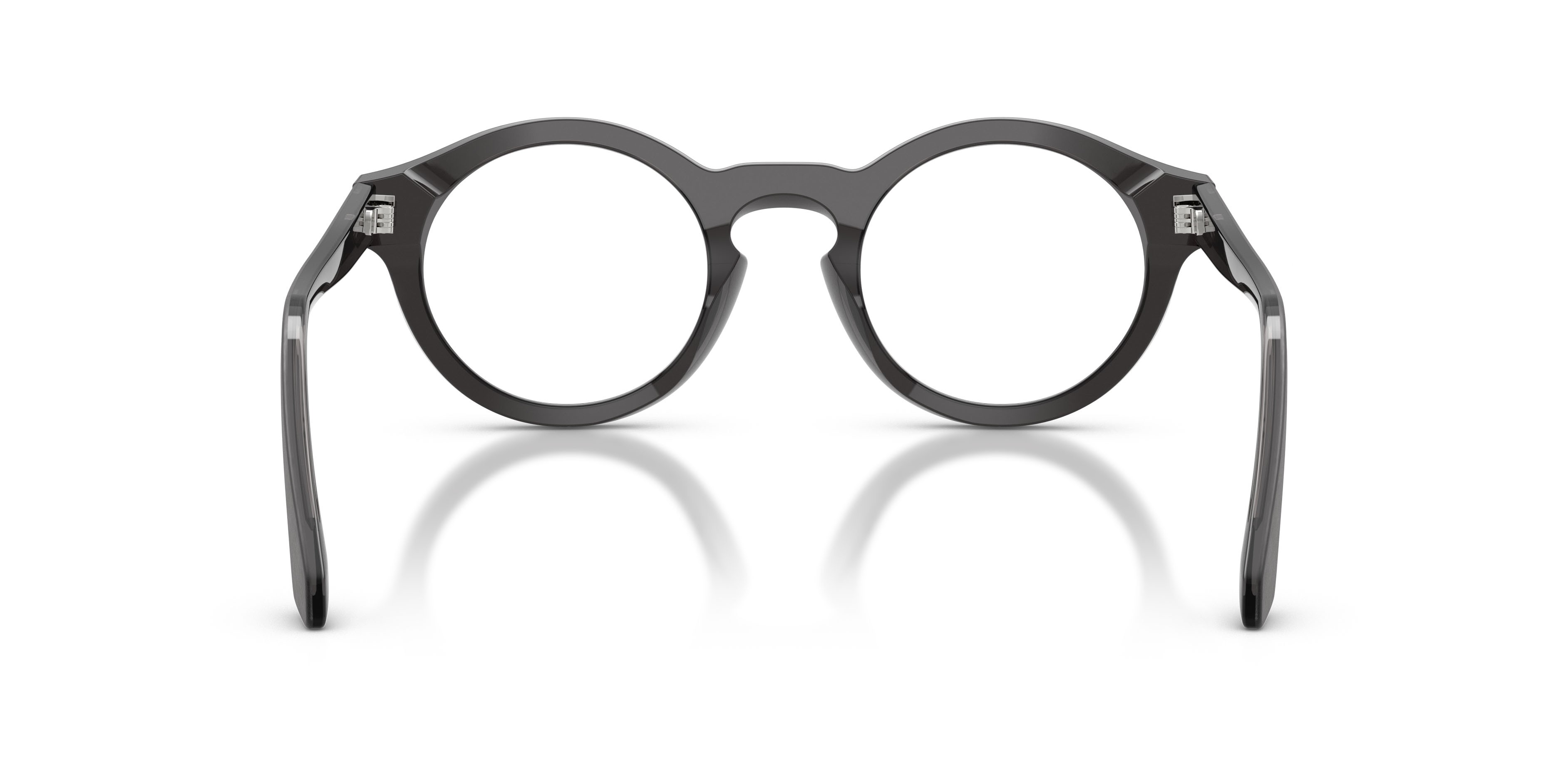 Eyeglasses Giorgio Armani AR 7292U (6395) color grigio spazzolato shape pantos lenses lente demo