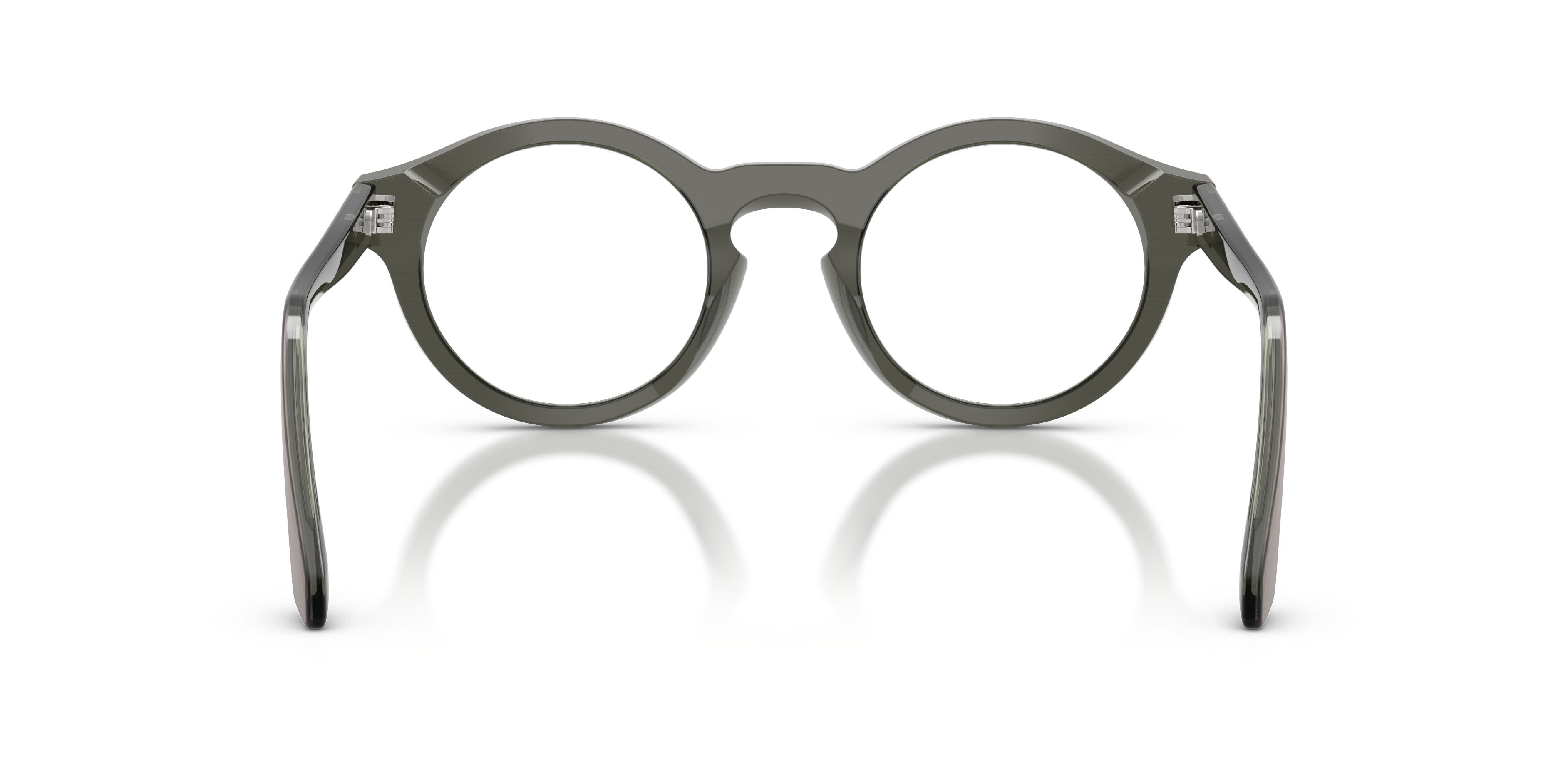 Eyeglasses Giorgio Armani AR 7292U (6396) color verde spazzolato shape pantos lenses lente demo