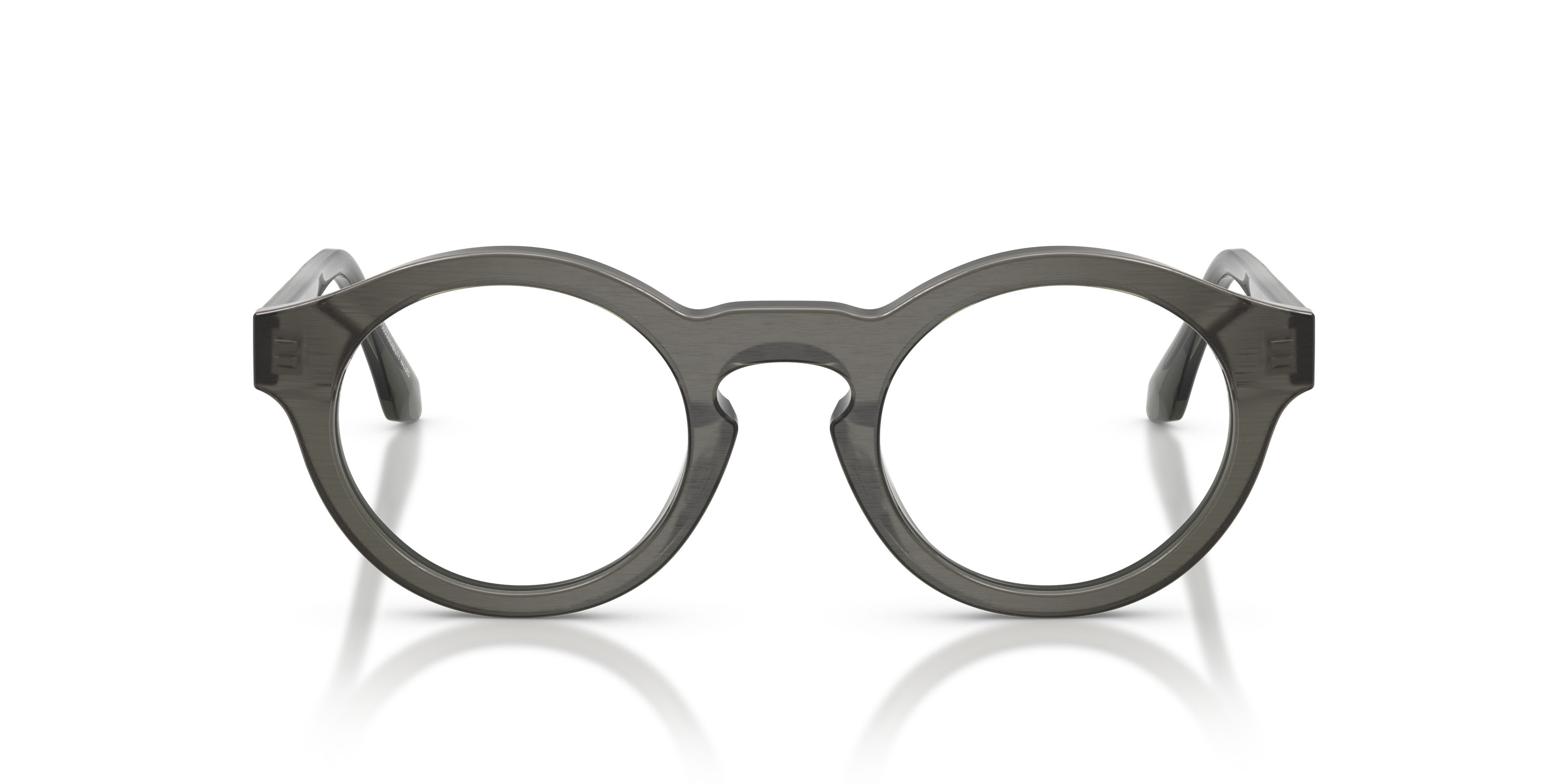 Eyeglasses Giorgio Armani AR 7292U (6396) color verde spazzolato shape pantos lenses lente demo