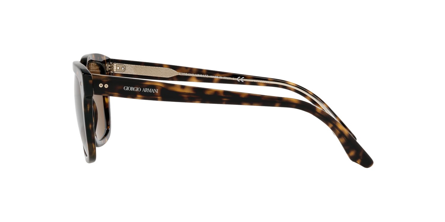 Sonnenbrillen Giorgio Armani AR 8138 (502633) farbe havana form rechteckig gläser marrone